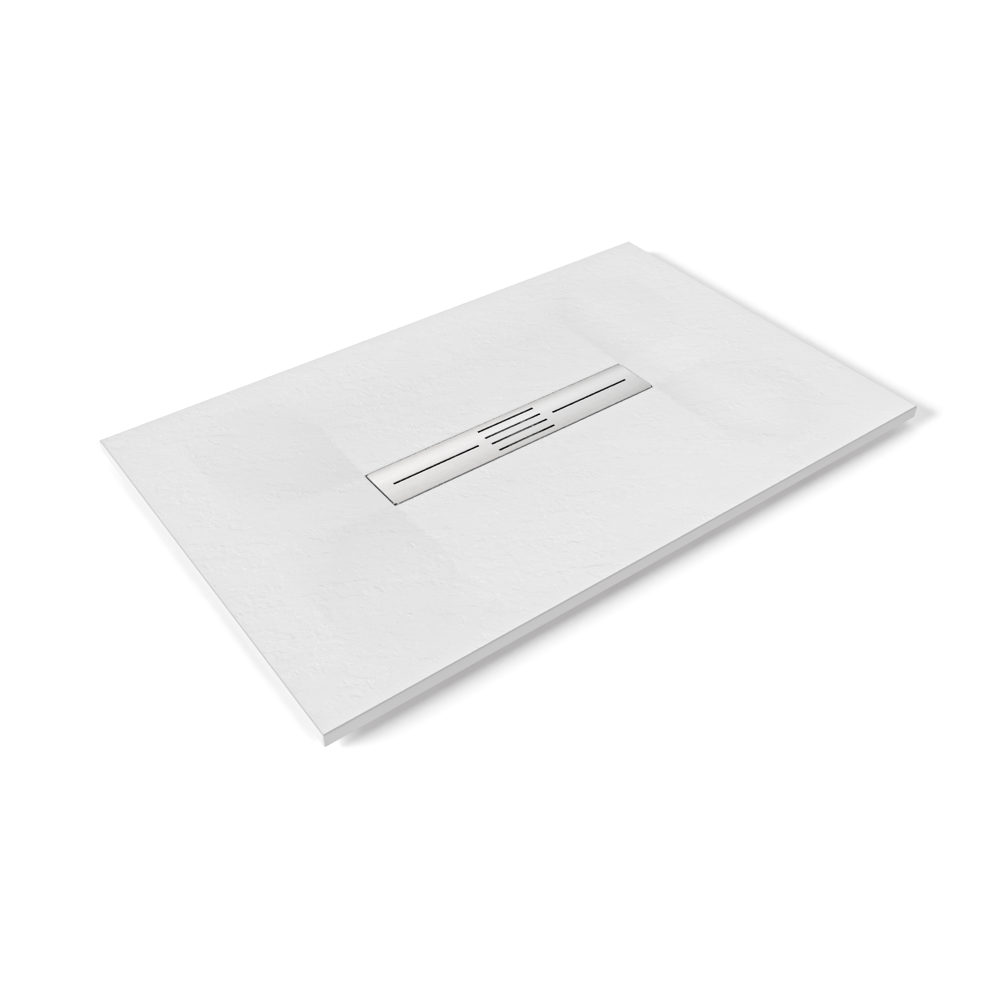 Tray – SMC Shower Lumia in Slate Finish with White Waste Set