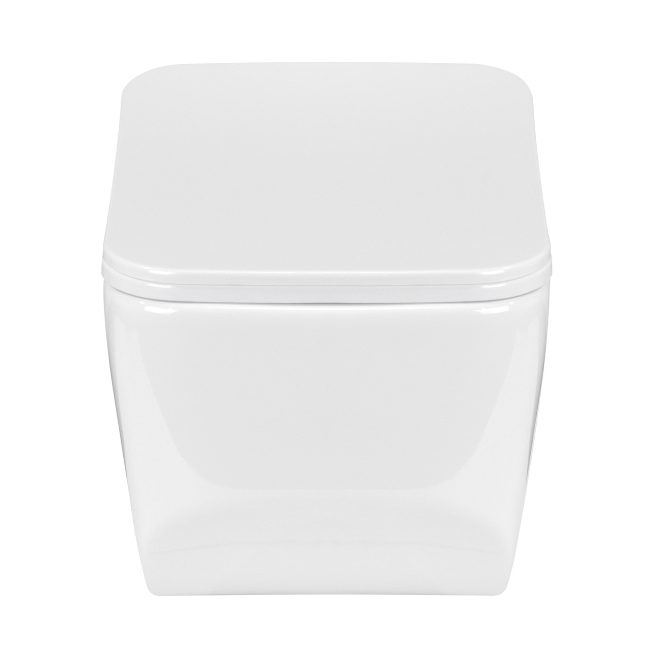 Toilette Hänge WC Spülrandlos inkl. WC Sitz mit Softclose Absenkautomatik NERA