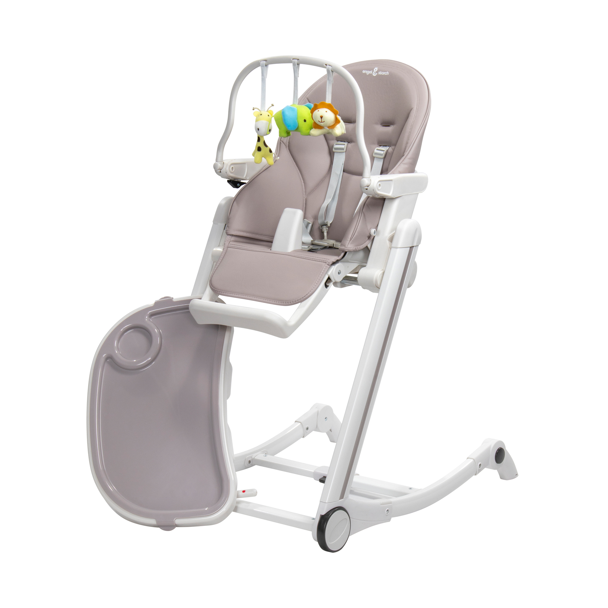 Kinderhochstuhl ADELLE Verstellbar und Klappbar inkl. Spielebogen