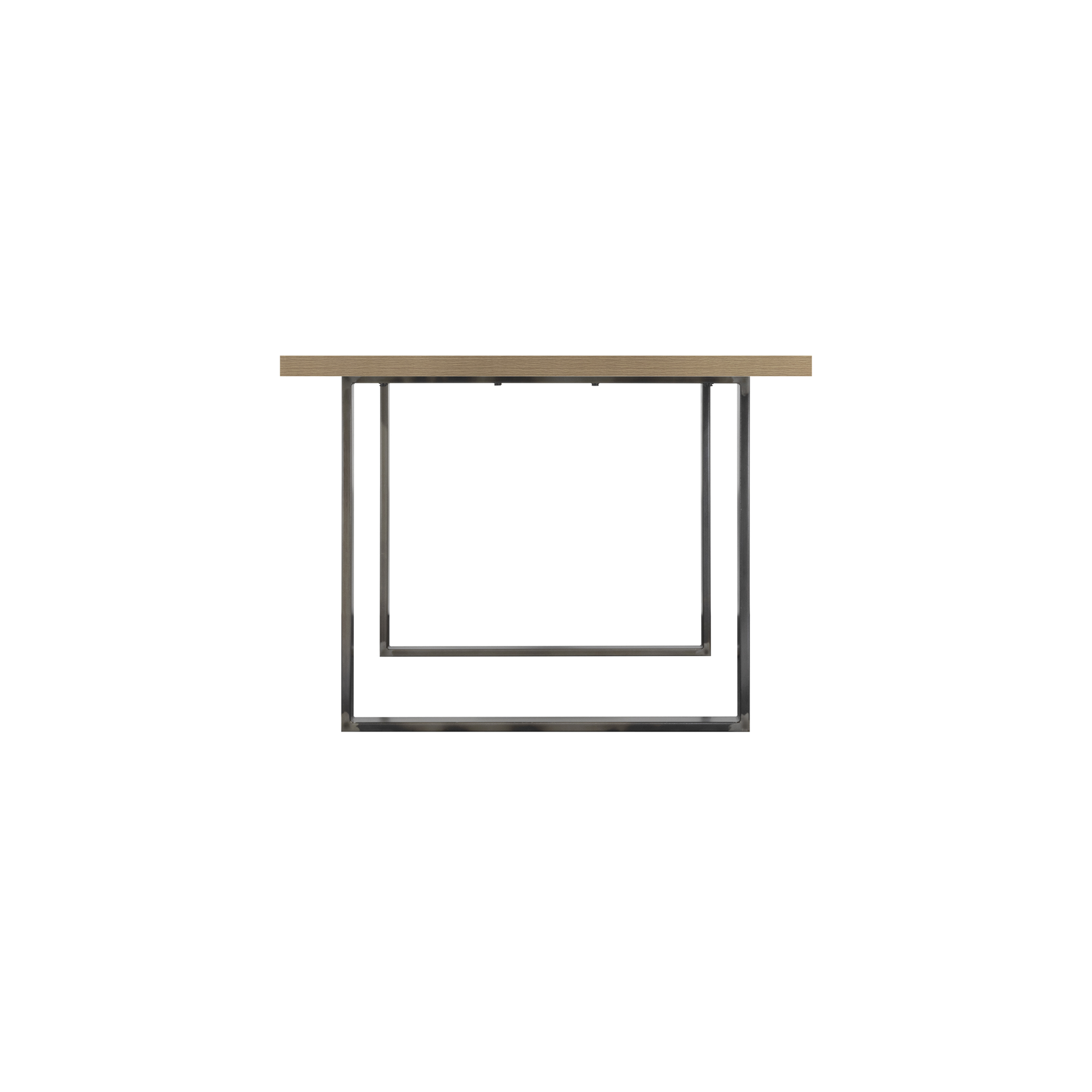 Dining Table MACON Cantilever Table Wooden Table Dining Table - Oak + Industrial