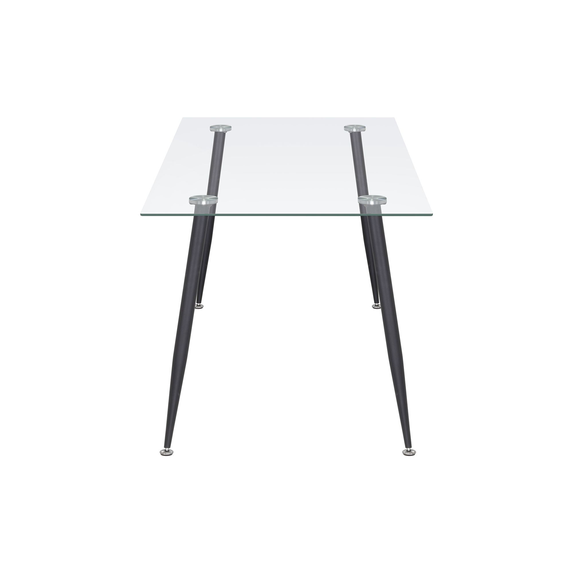 Esszimmer-Tisch BEALE | Tischplatte: Weißer Marmor | Beine: Holz 160 cm