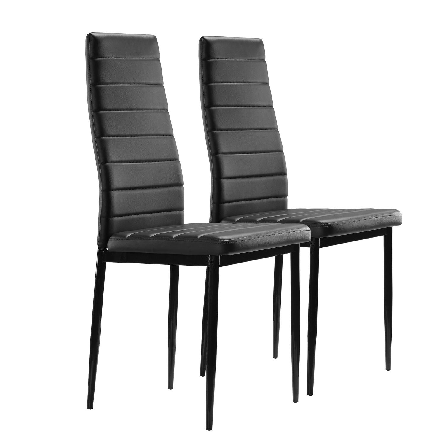 Esszimmerstuhl Gusto Weiß Küchenstuhl aus Holz mit Sitzschale + Sitzkissen aus Kunstleder 2 STÜCK