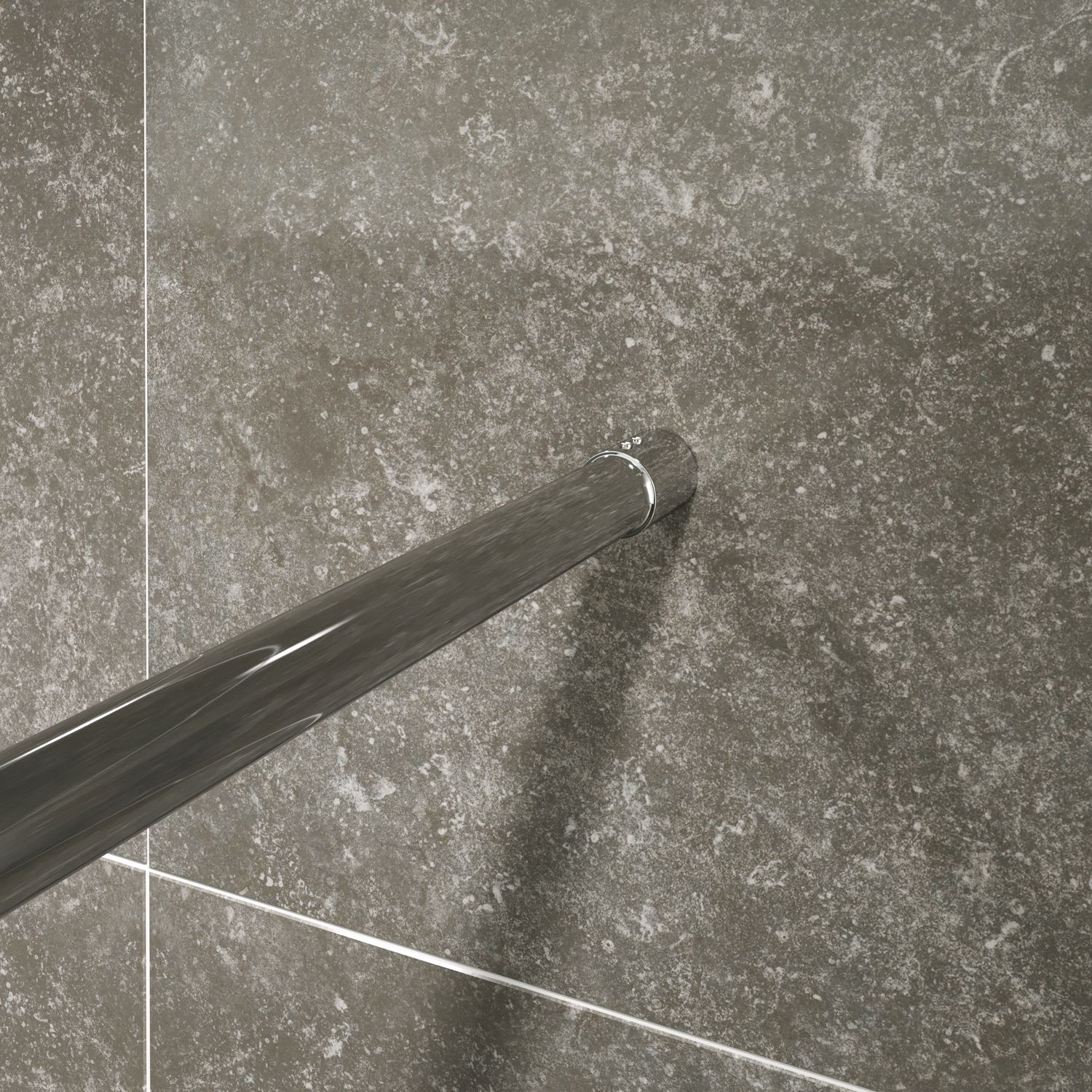Walk In Dusche Fiona aus 10 mm getöntem Sicherheitsglas und Edelstahl FIONA – Walk-In Shower made of 10 mm tinted safety glass and stainless steel