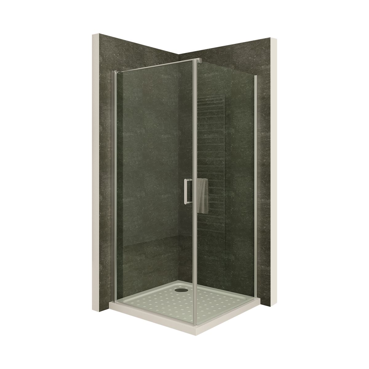 Fronteinstieg Hellen mit Klapptür aus ESG Sicherheitsglas Fronteinstieg Hellen mit Klapptür aus ESG Sicherheitsglas