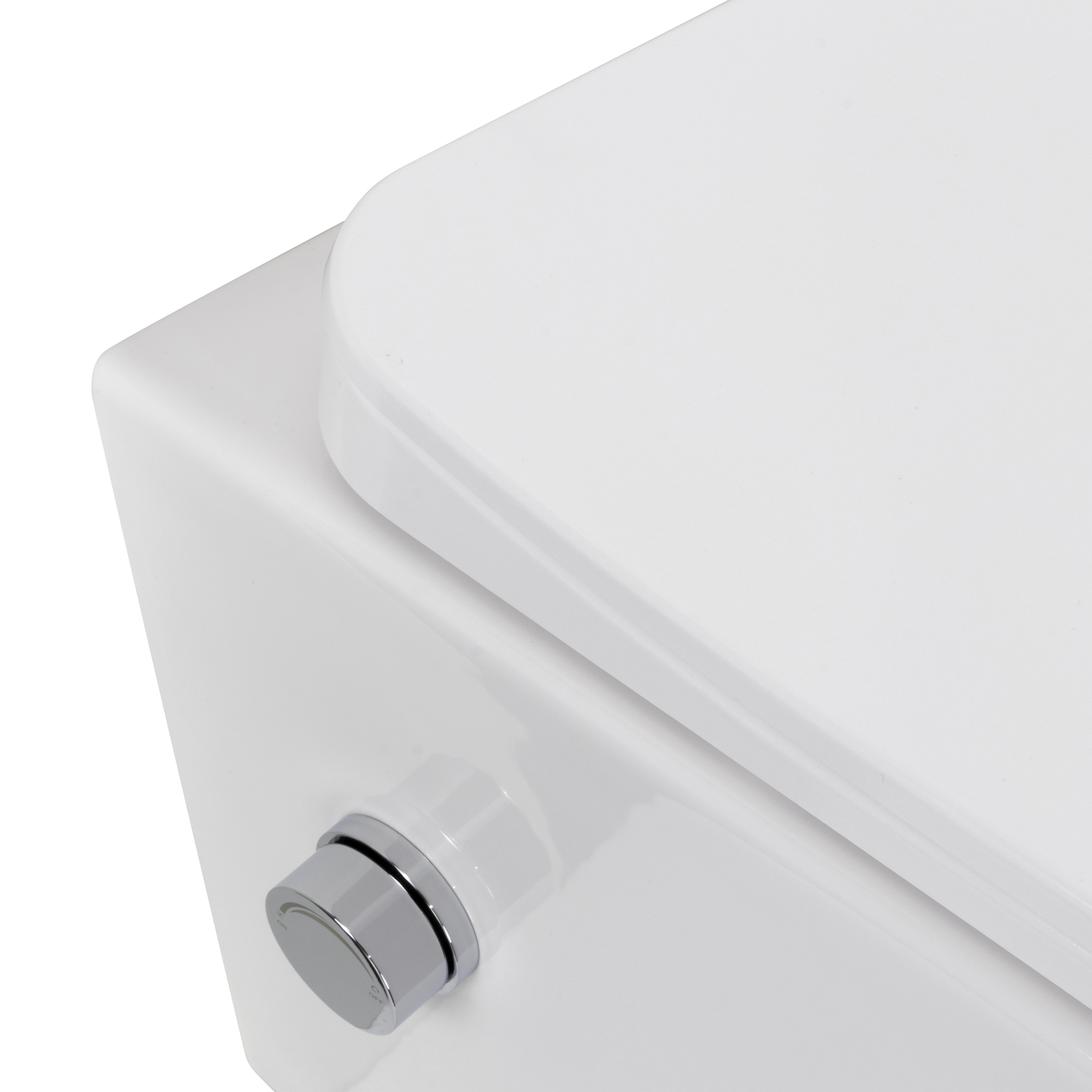 Dusch-WC Cube Fresh mit Bidetfunktion, spülrandloses Wand-WC in Weiß Dusch-WC Cube Fresh mit Bidetfunktion, spülrandloses Wand-WC in Weiß