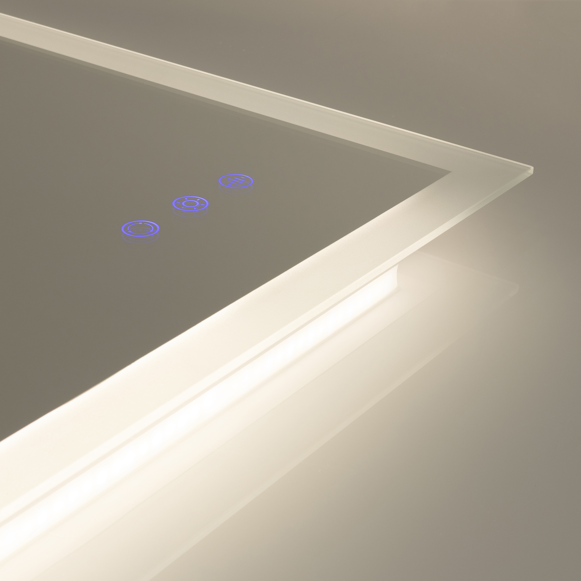 LED Badspiegel Frame Badezimmerspiegel mit dimmbarer Beleuchtung, Farbwechsel und Antibeschlag-Funktion IP44 LED Badspiegel Frame #1