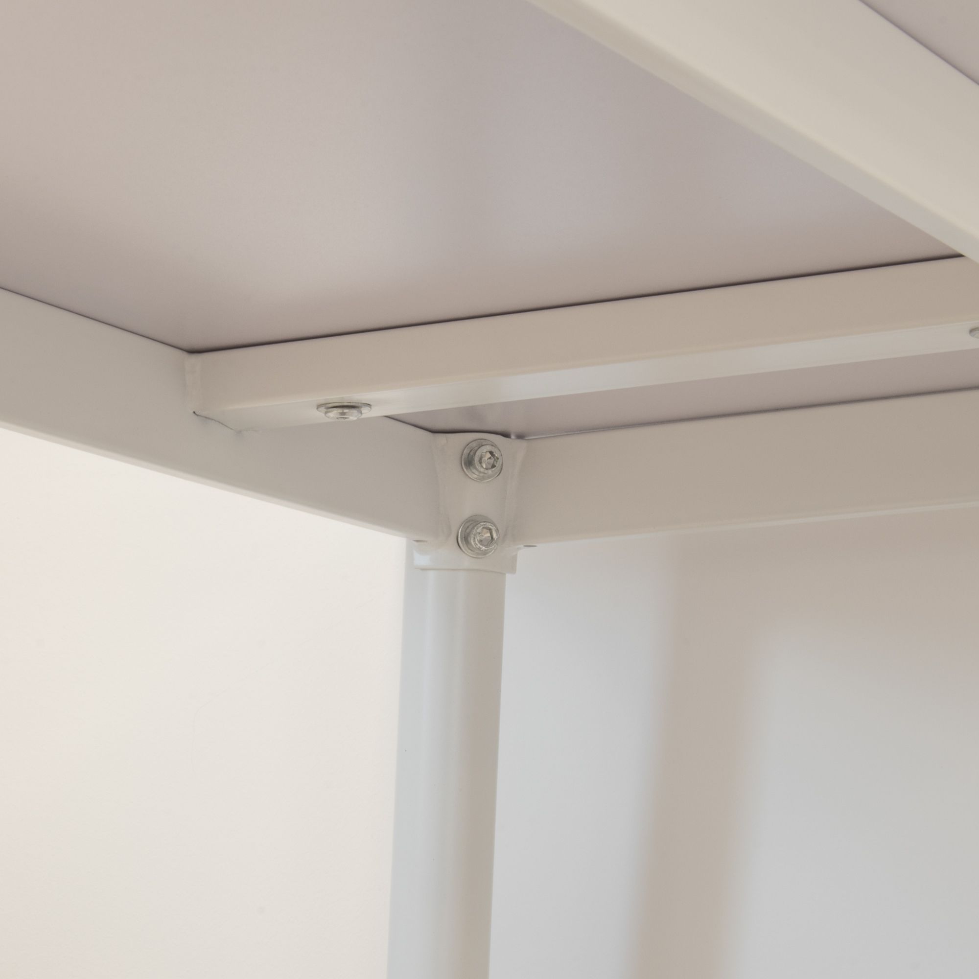 Set Tisch Edward + 4 Stühle Pollok Weiß Set Tisch Edward + 4 Stühle Pollok Weiß