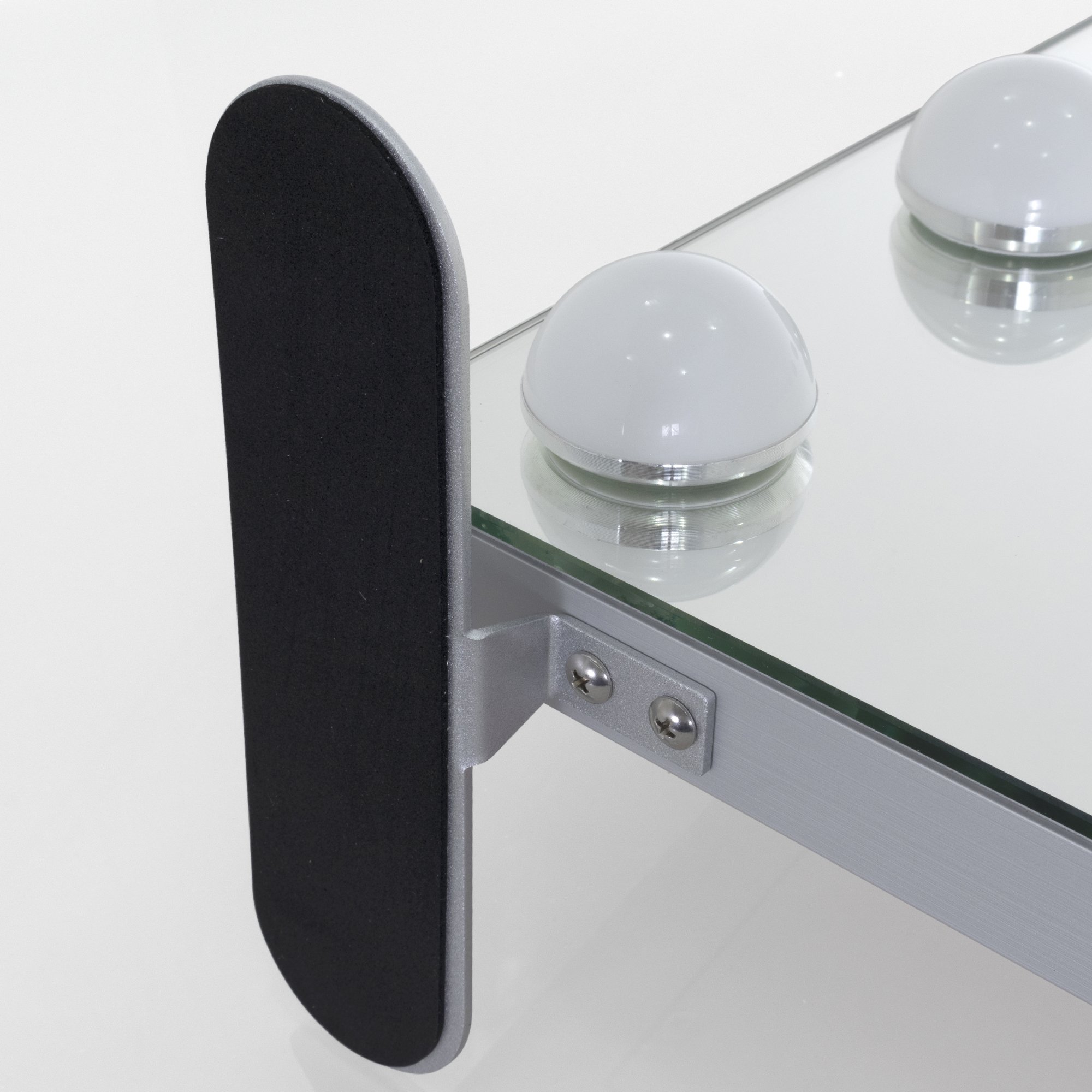 Schminkspiegel Bulb PROP mit 15 dimmbaren LED-Lampen Weiß