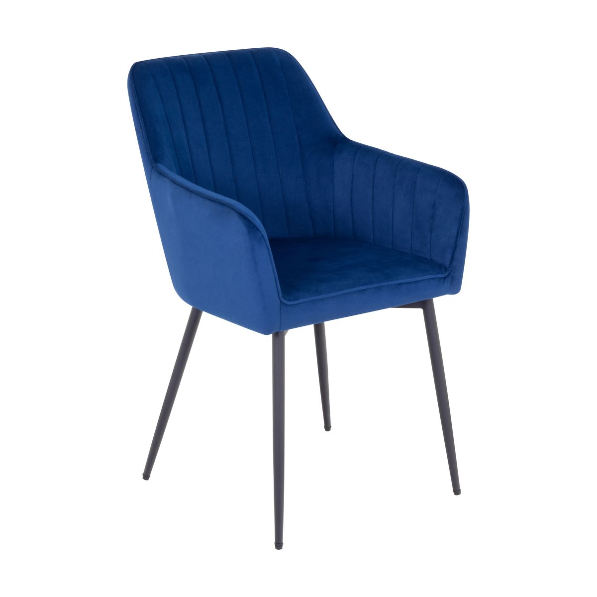 Esszimmerstuhl Wohnzimmerstuhl Dahlia Blau aus Kunstleder 8 Stühle