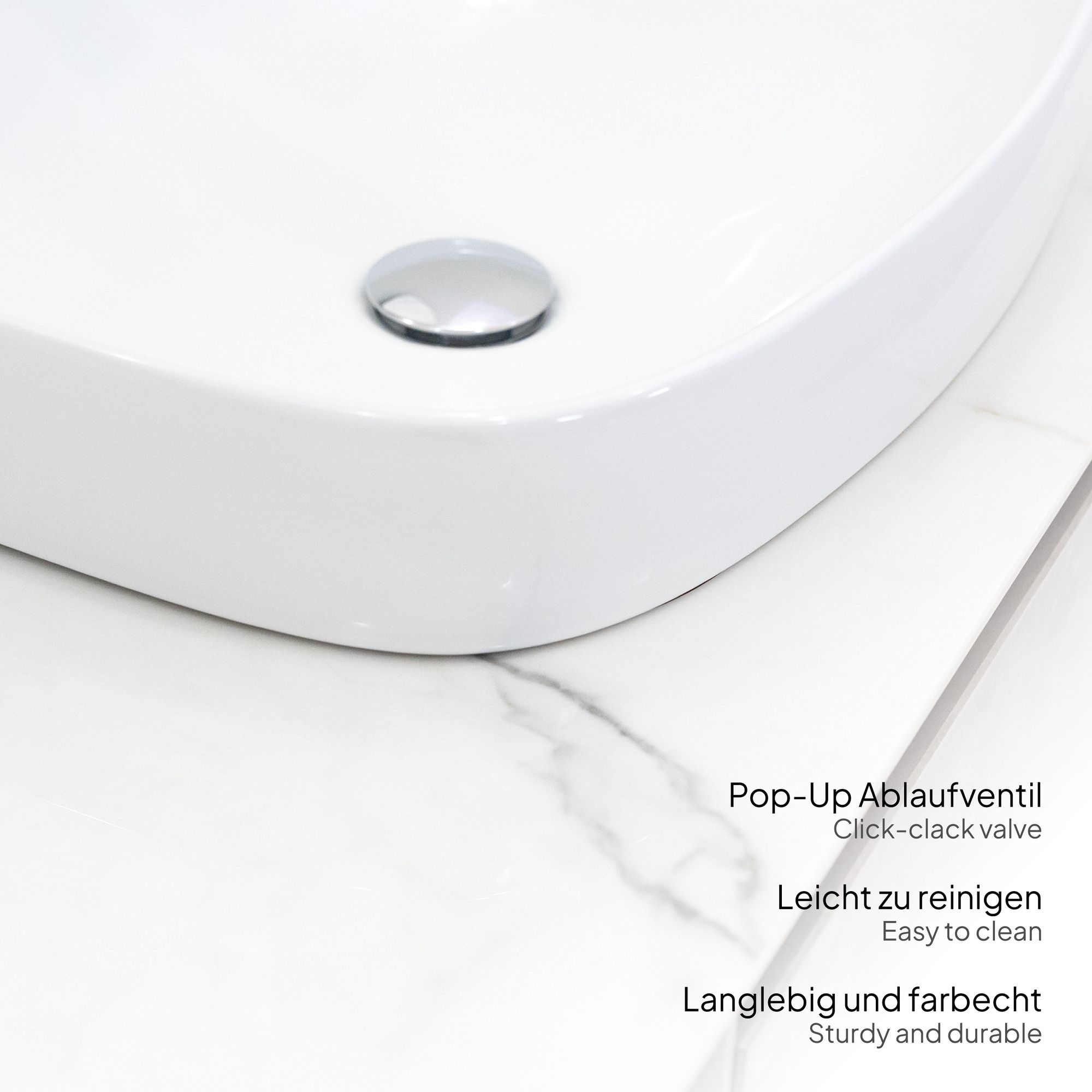 Badmöbelset Indra – Betonoptik, Calacatta-Porzellanplatte, Doppelwaschplätze & LED-Spiegel Badmöbelset Indra – Betonoptik, Calacatta-Porzellanplatte, Doppelwaschplätze & LED-Spiegel