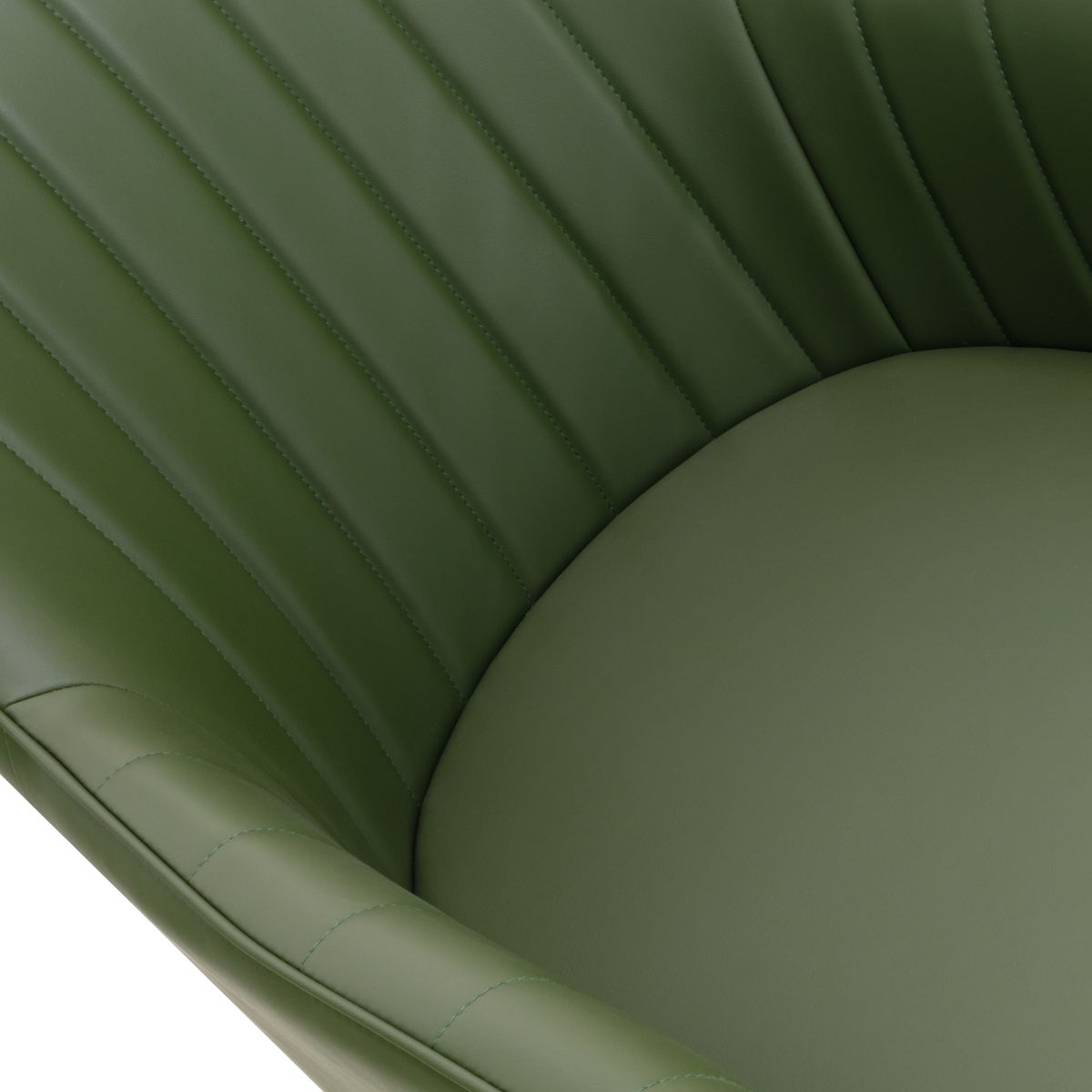 Esszimmerstuhl Wohnzimmerstuhl Dahlia Grün Gold aus Kunstleder Esszimmerstuhl Wohnzimmerstuhl Dahlia Grün Gold aus Kunstleder