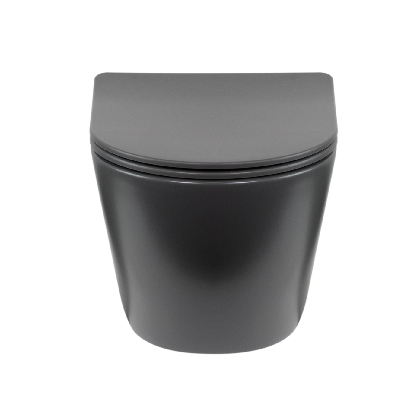 Toilette Hänge WC Spülrandlos inkl. WC Sitz mit Absenkautomatik SOFTCLOSE Franco Grau Toilette Hänge WC Spülrandlos inkl. WC Sitz mit Absenkautomatik SOFTCLOSE Franco Grau