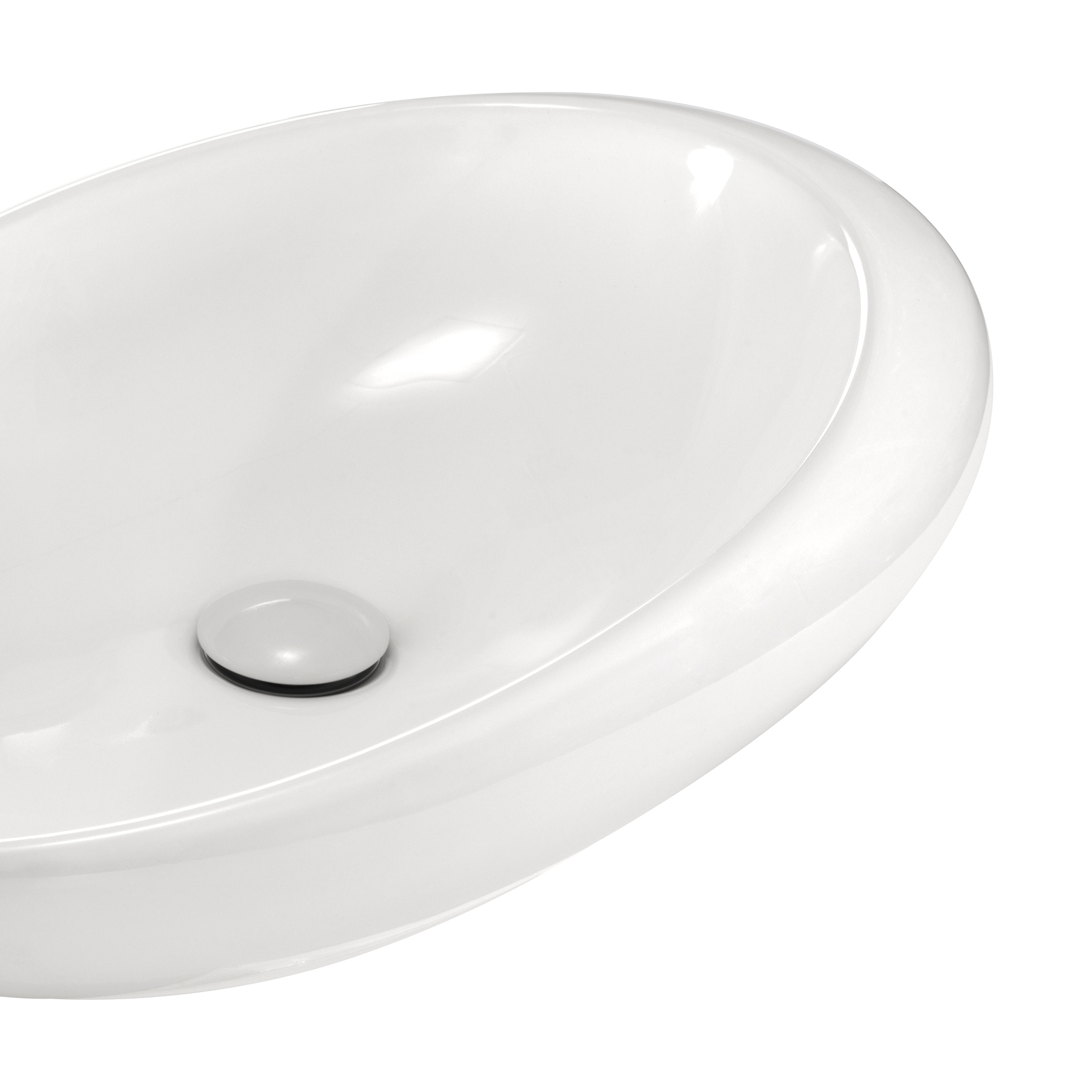 Design Keramik Waschbecken Aso in Weiß