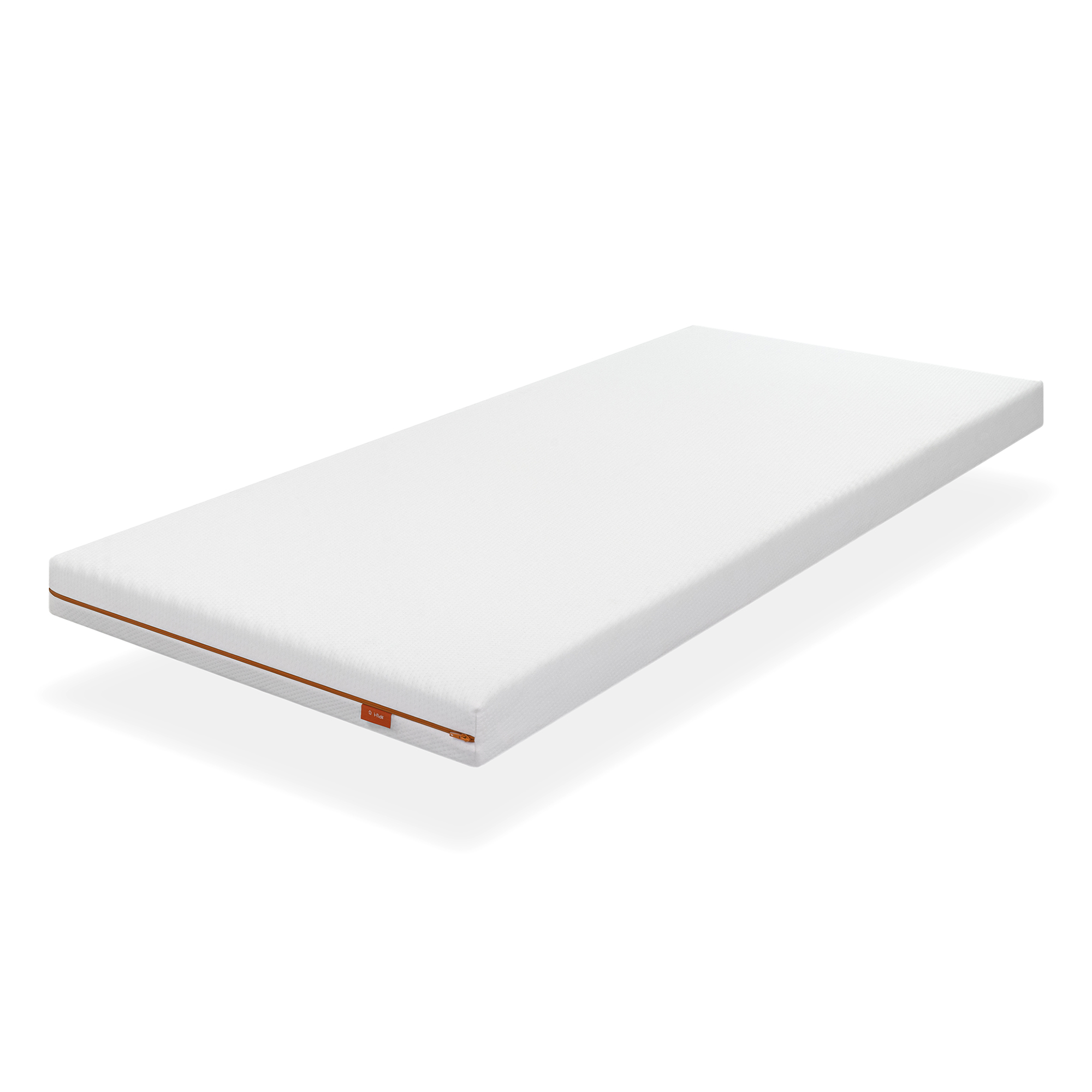 Mattress Slick made of 12cm PUR foam with removable cover.