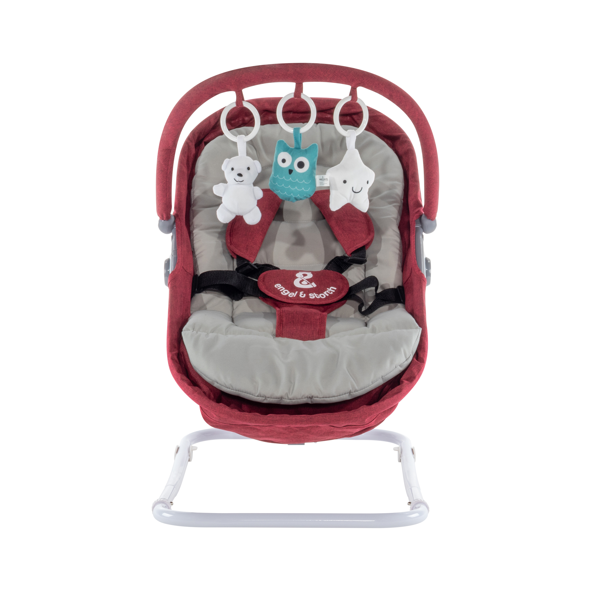 Babywippe VIGO Babywiege mit abnehmbarem Bezug und Spielebogen