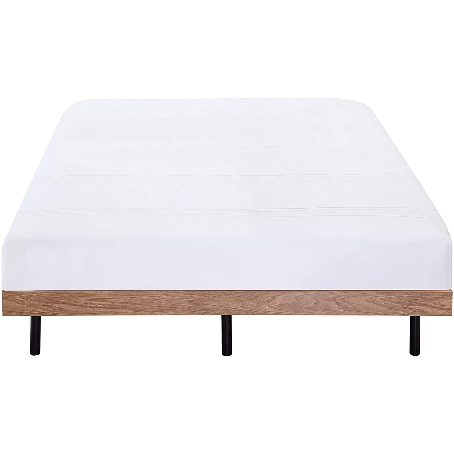 Holz-Rahmenbett - 200x200 cm Eiche hell