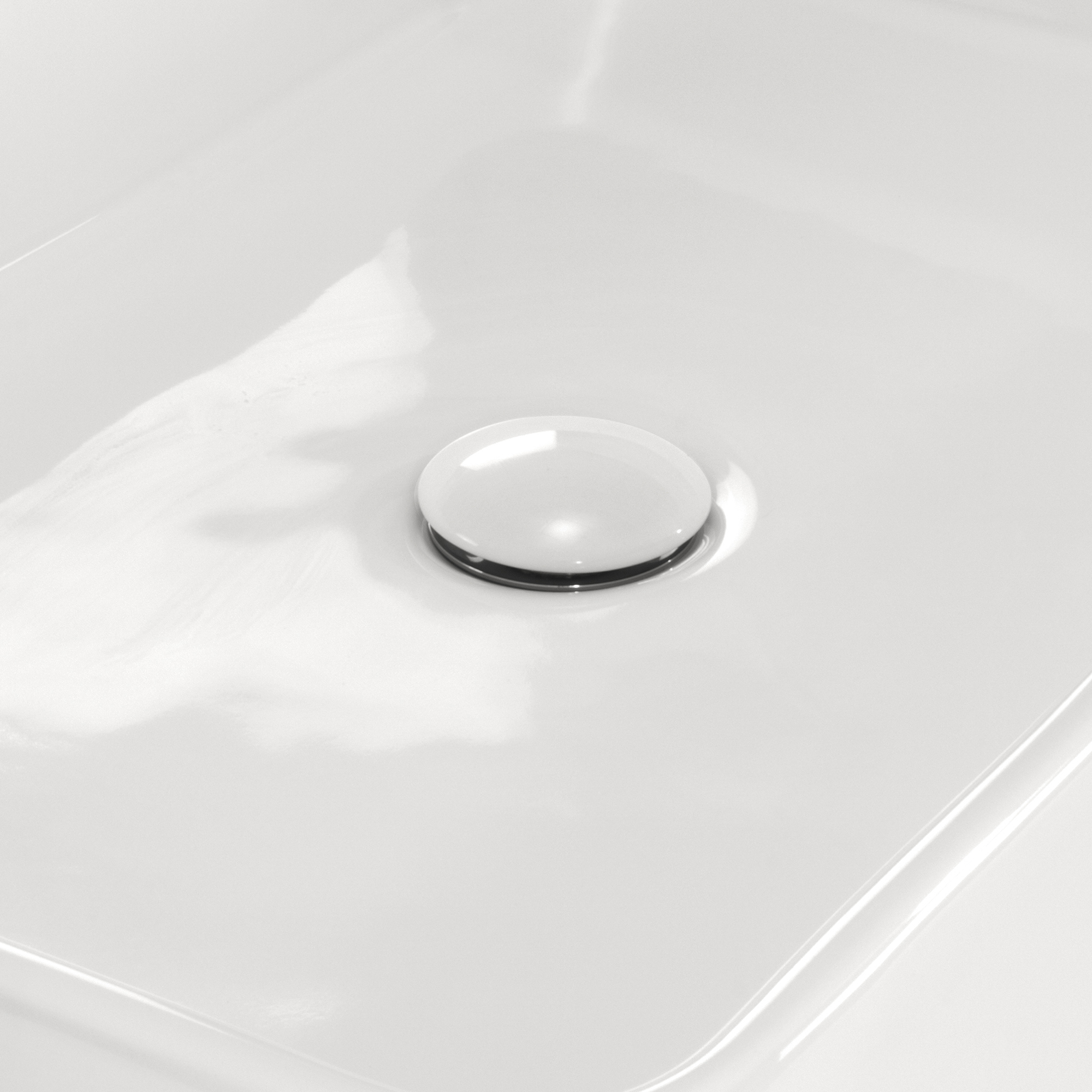 Design Keramik Waschbecken Lamone in Weiß Design Keramik Waschbecken Lamone in Weiß