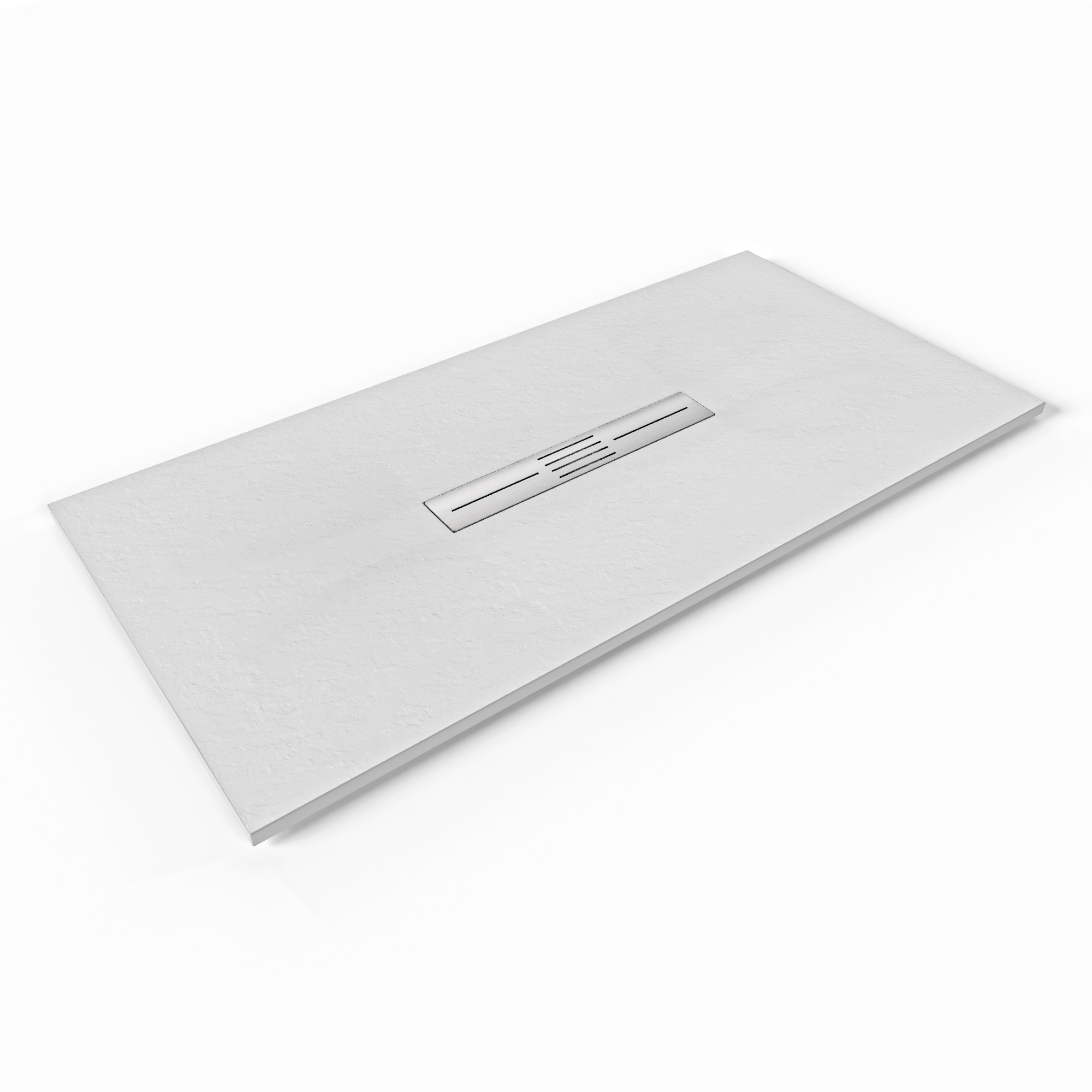 Tray – SMC Shower Lumia in Slate Finish with White Waste Set