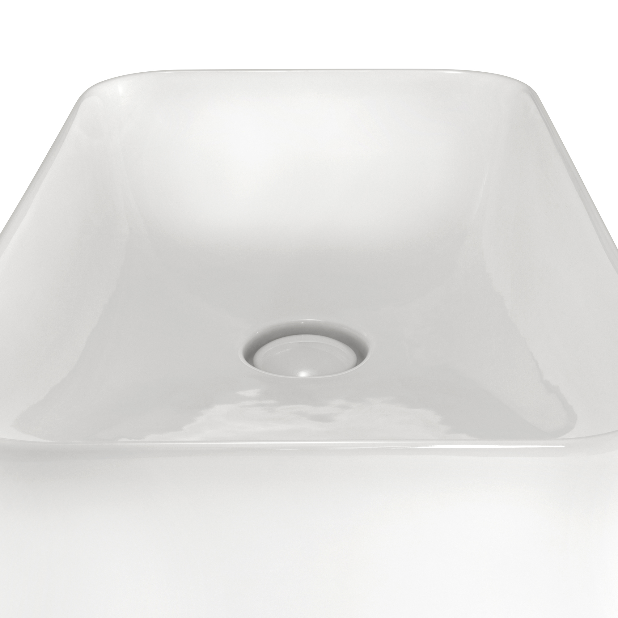 Design Keramik Waschbecken Chienti in Weiß Design Keramik Waschbecken Chienti in Weiß