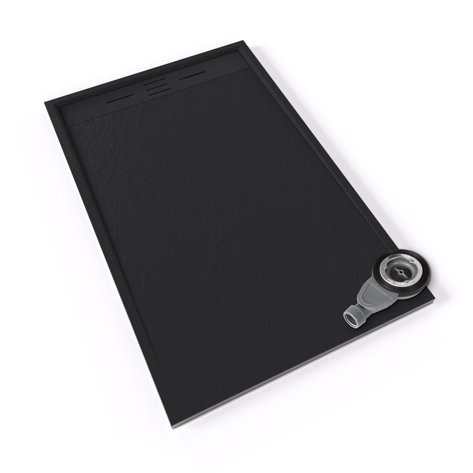 01.3.png Shower Tray Shimmer STONE made of sanitary acrylic, including waste fitting - Black