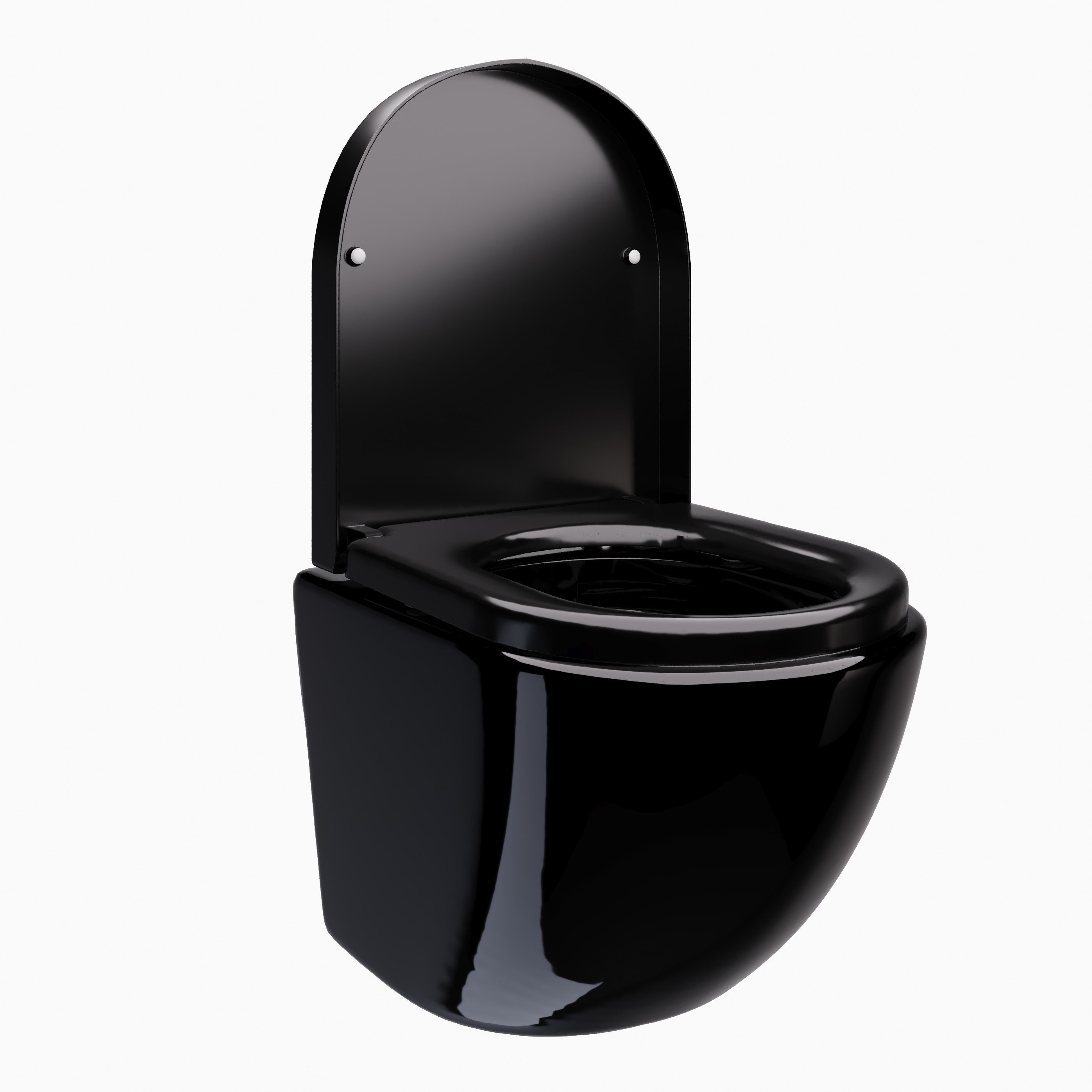 Toilette Hänge WC Spülrandlos inkl. WC Sitz mit Absenkautomatik SOFTCLOSE + abnehmbar Redonde in Schwarz Toilette Hänge WC Spülrandlos inkl. WC Sitz mit Absenkautomatik SOFTCLOSE + abnehmbar Redonde in Schwarz