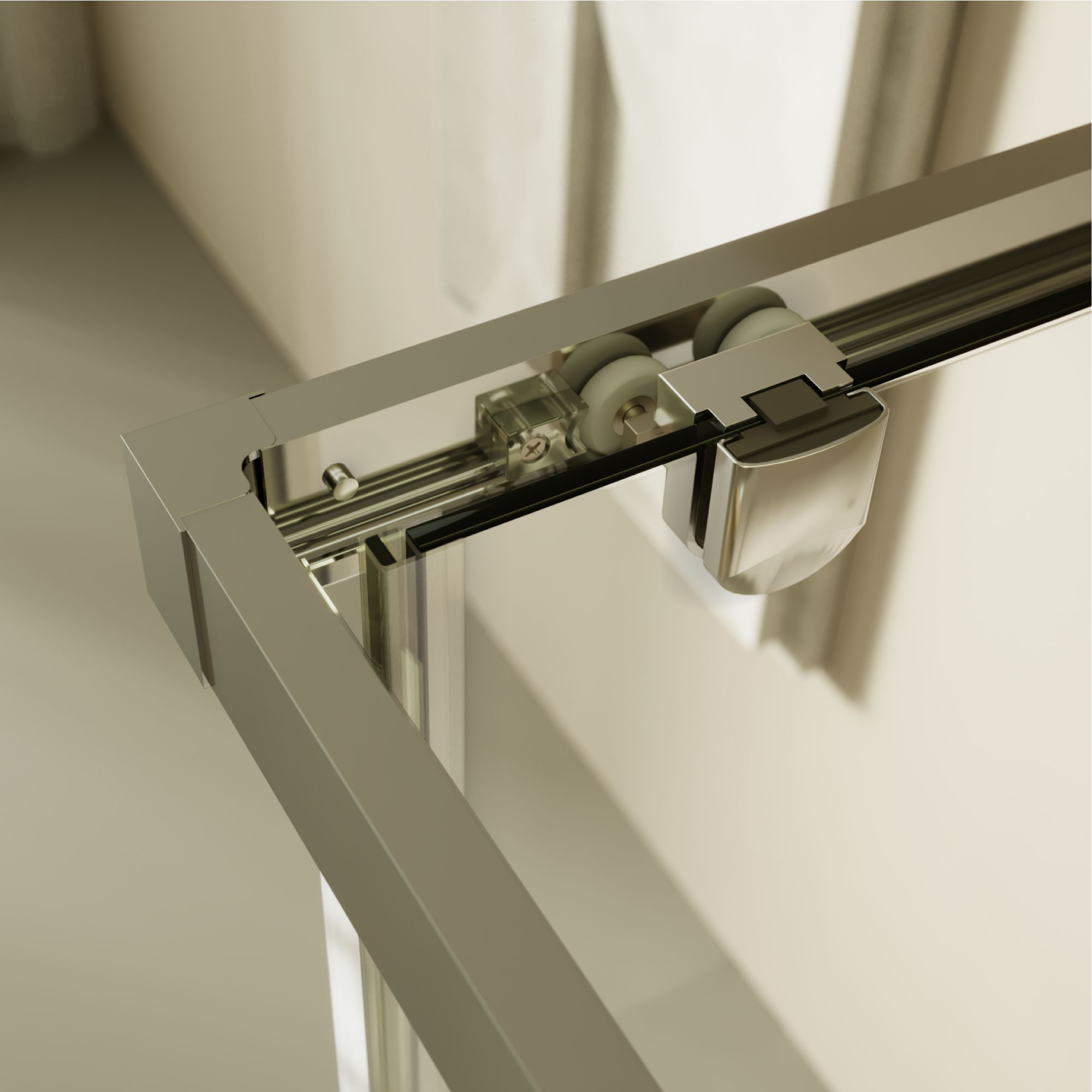 Fronteinstieg Dora mit Schiebetür aus ESG Sicherheitsglas Fronteinstieg Dora mit Schiebetür aus ESG Sicherheitsglas