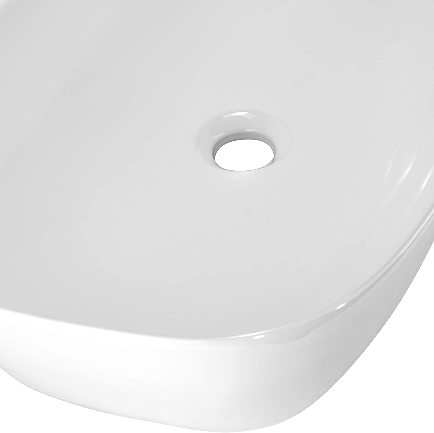 Keramik Aufsatzwaschbecken Brenta Design in Weiß - 4 Größen