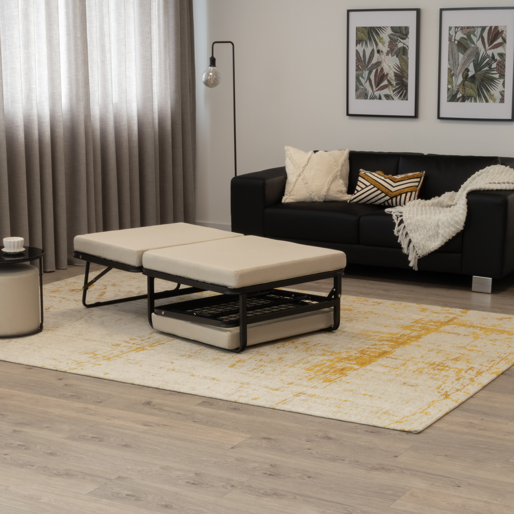 Divan – Gästebett , stabiles Klappbett in 3 Farben