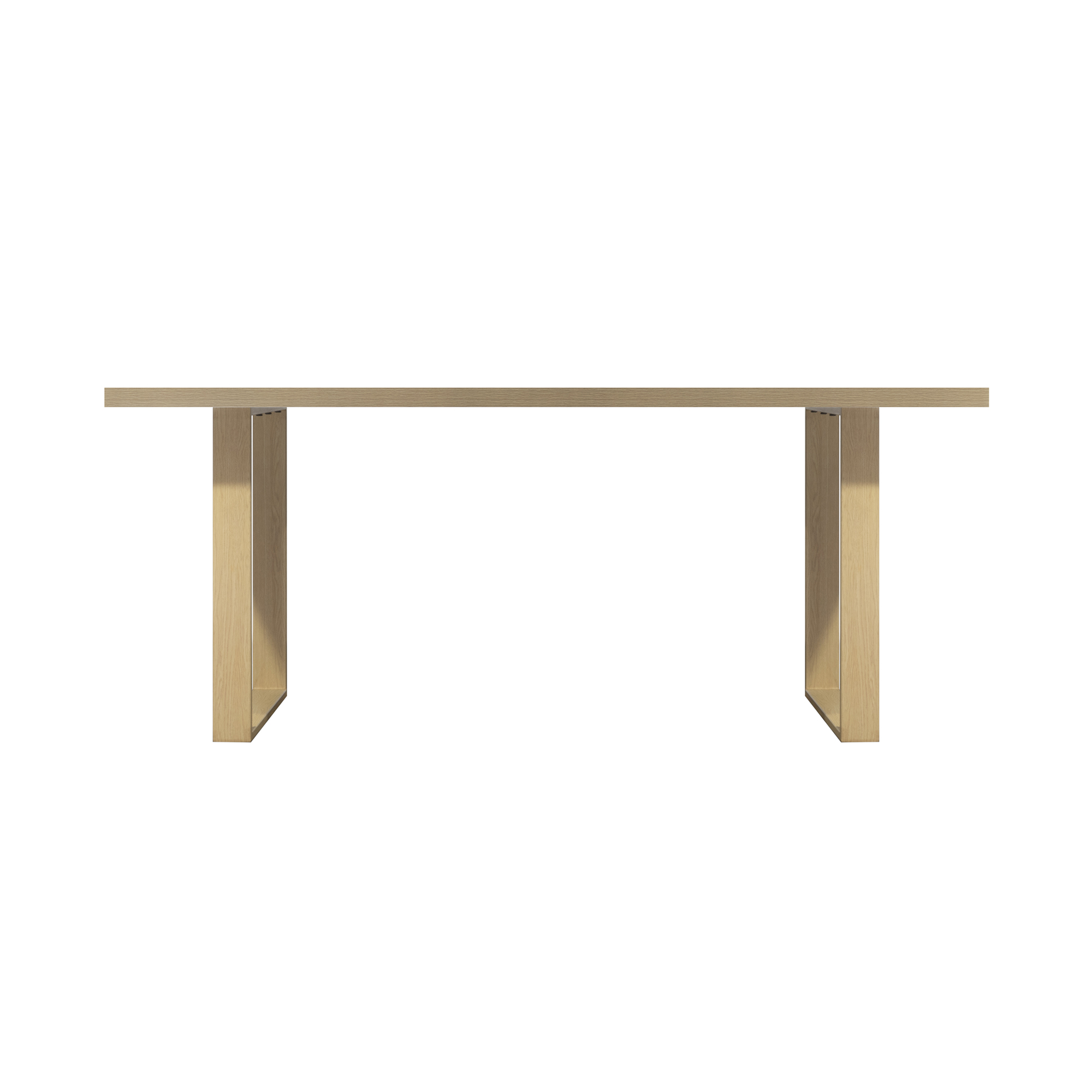 Dining Table MACON Cantilever Table Wooden Table Dining Table - Oak + Oak