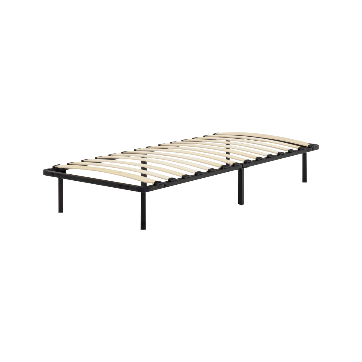 Gästebett Metallbett Namara Black mit Stauraum Namara – Gästebett Metallbett Black mit Stauraum