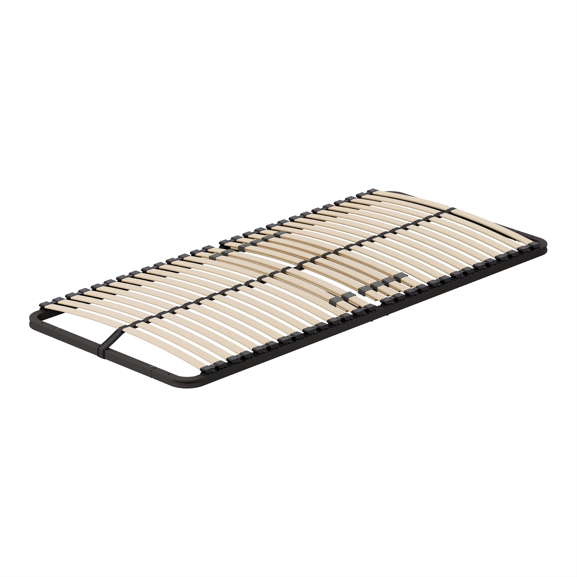 Lattenrost GRACE - Stabiler Metallrahmen mit 28 Federleisten und Mittelgurt, - für alle Matratzen geeignet