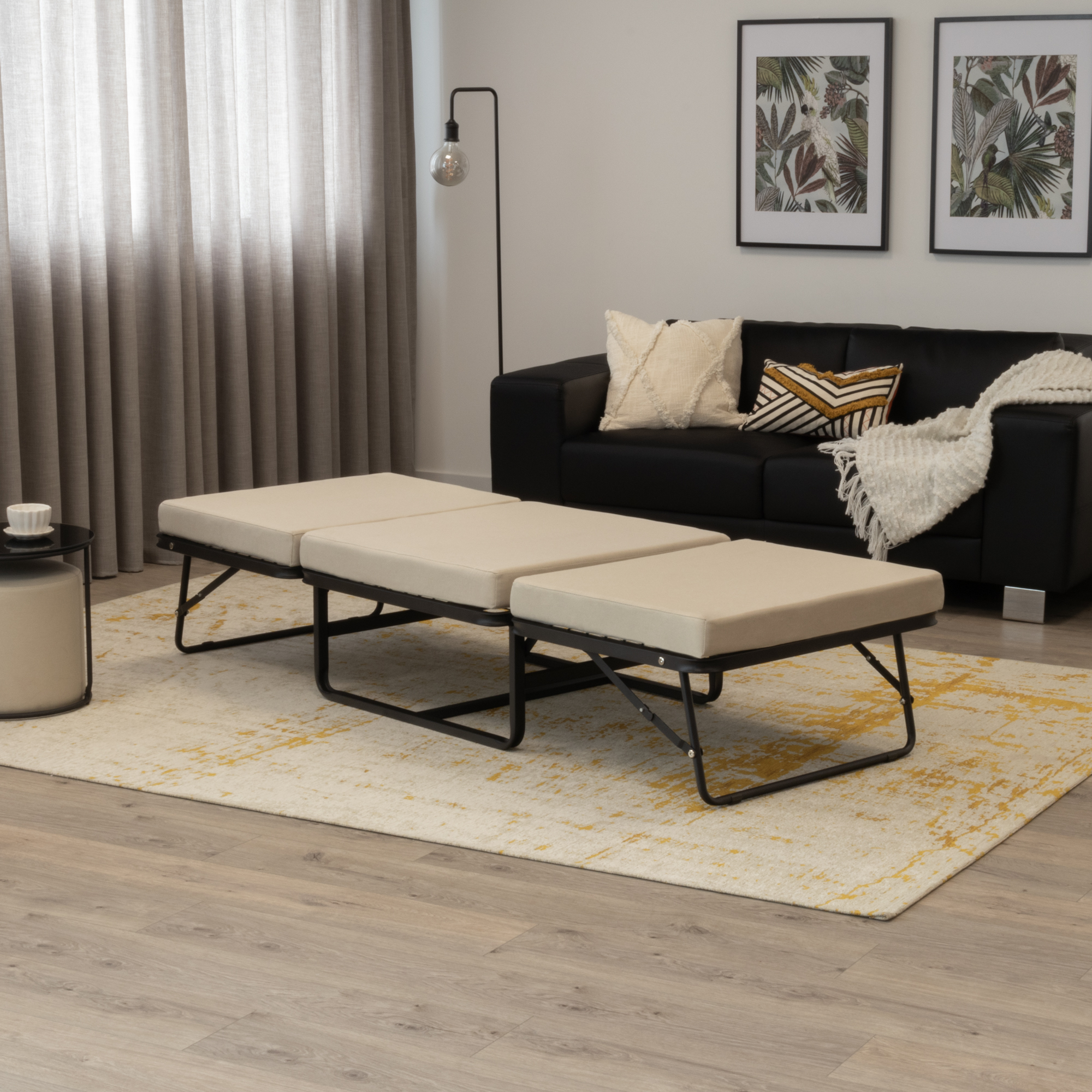 Divan – Gästebett , stabiles Klappbett in 3 Farben
