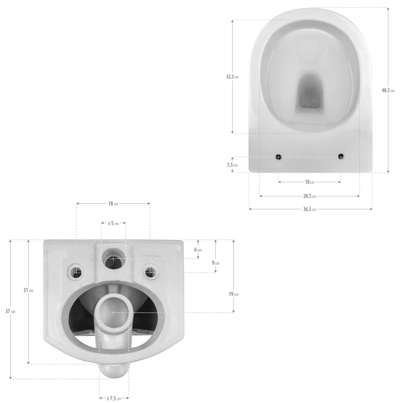 Toilette Hänge WC Spülrandlos inkl. WC Sitz mit Absenkautomatik SOFTCLOSE + abnehmbar Adige Toilette Hänge WC Spülrandlos inkl. WC Sitz mit Absenkautomatik SOFTCLOSE + abnehmbar Adige