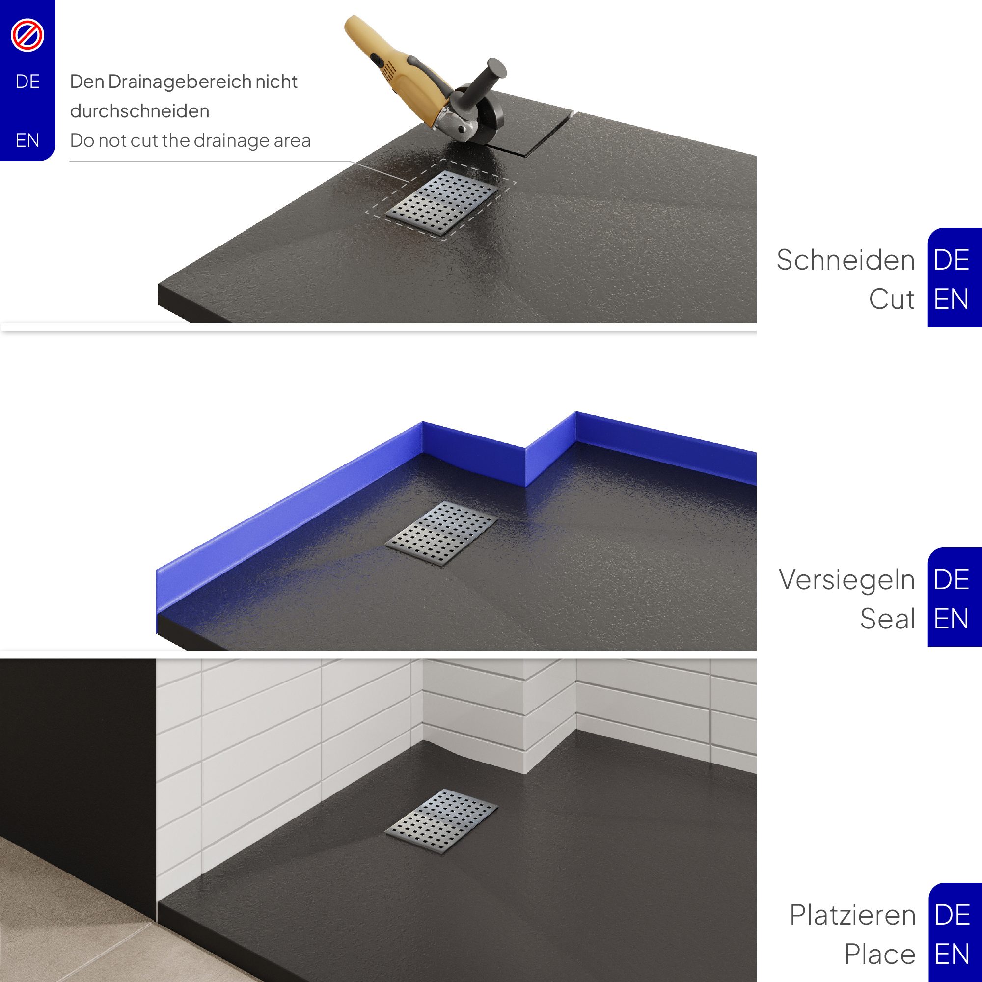 05-Cut-Black-DE-EN.jpg SMC Shower Tray Boreal in Stone Look with Drain Assembly - Grey