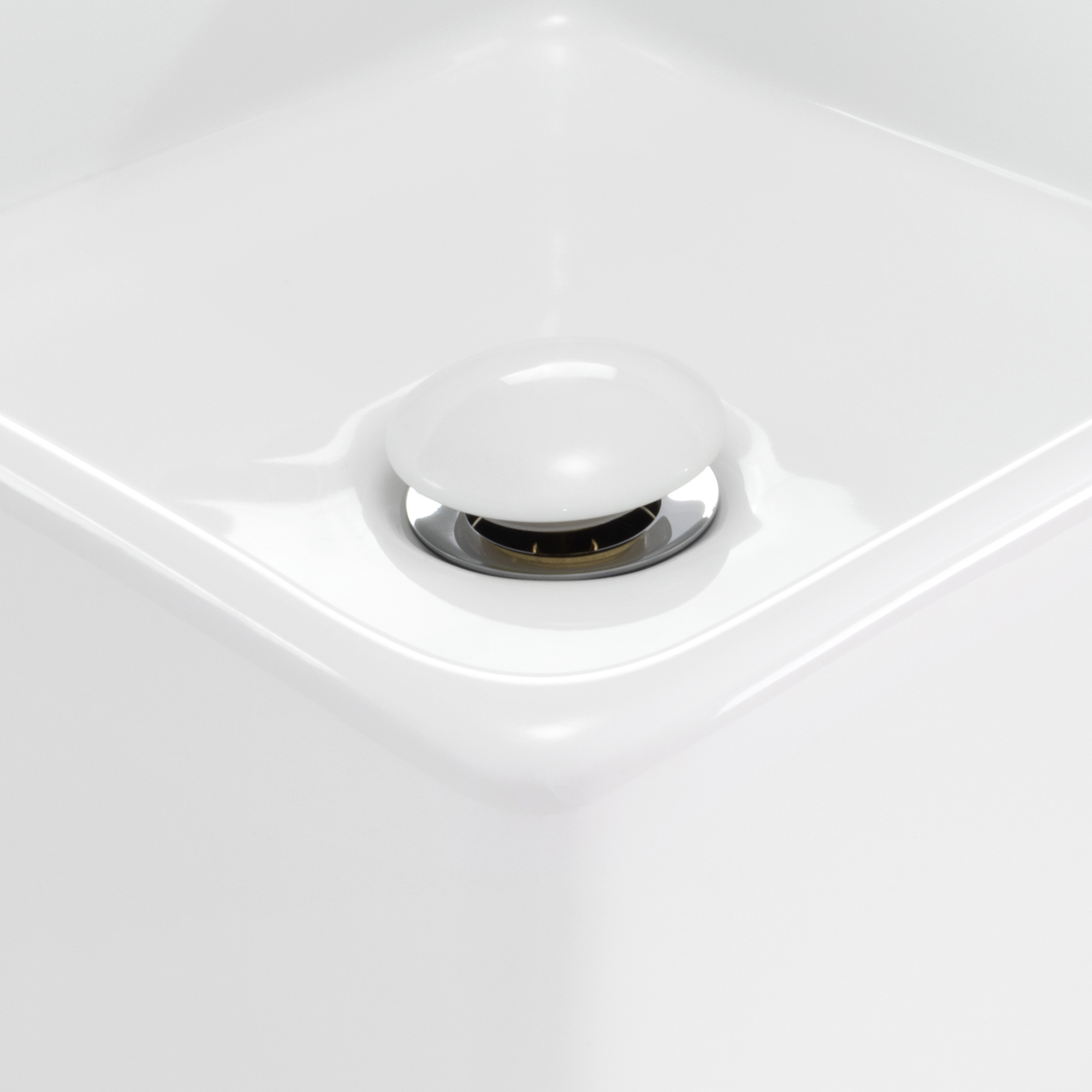 Design Keramik Waschbecken Saline in Weiß Design Keramik Waschbecken Saline in Weiß