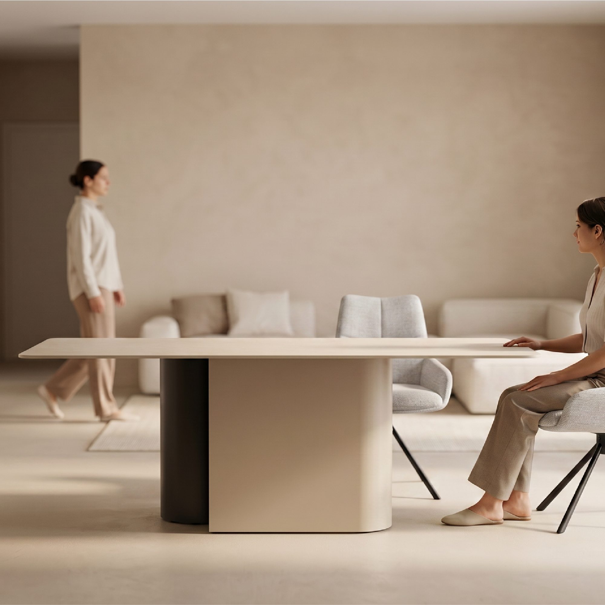 _PT07.jpg Quarles – Esstisch aus Keramik in edler Steinoptik in Beige