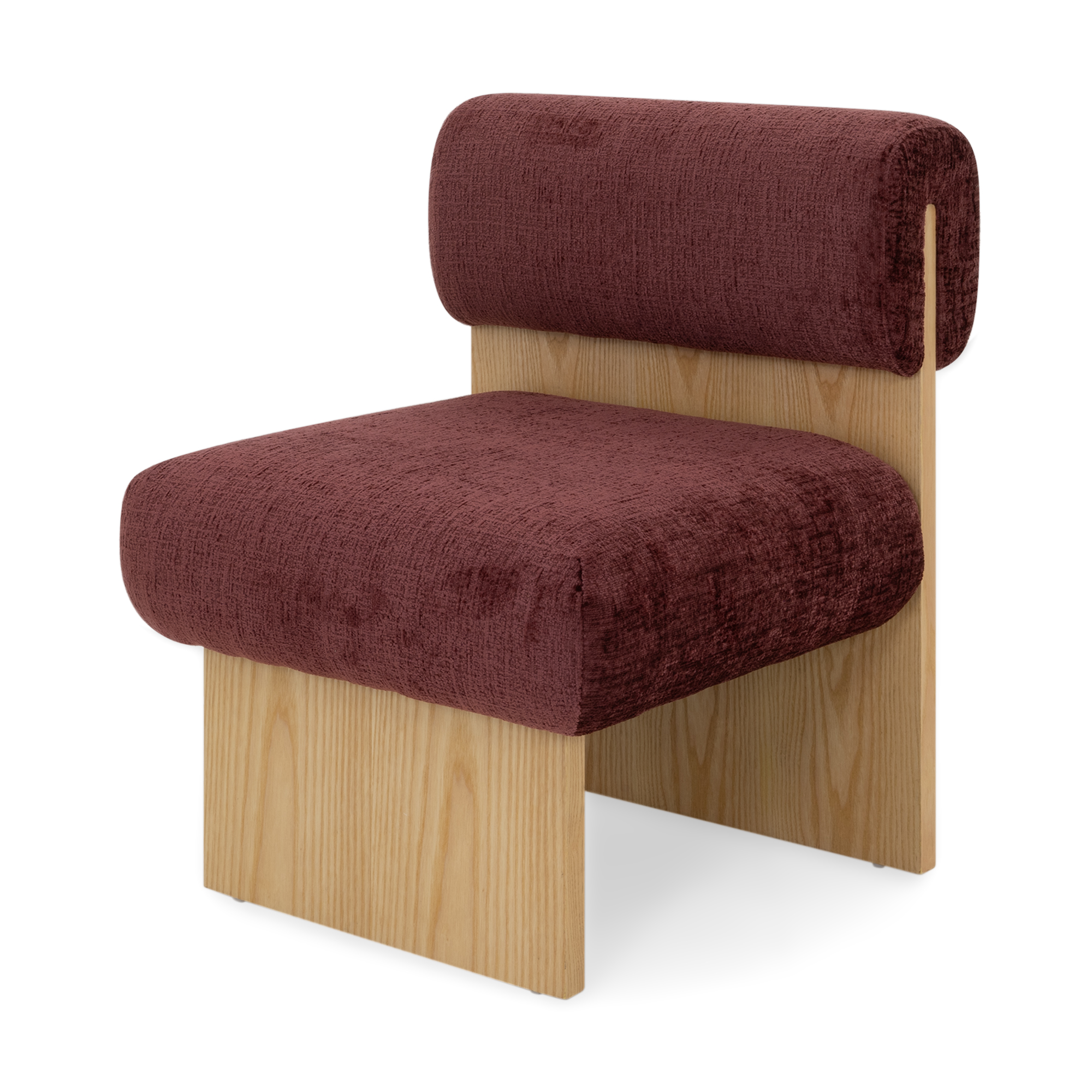 Skandinavischer Sessel Leah Weinrot – Massivholz Birke, gemütlich & nachhaltig Skandinavischer Sessel Leah Weinrot – Massivholz Birke, gemütlich & nachhaltig