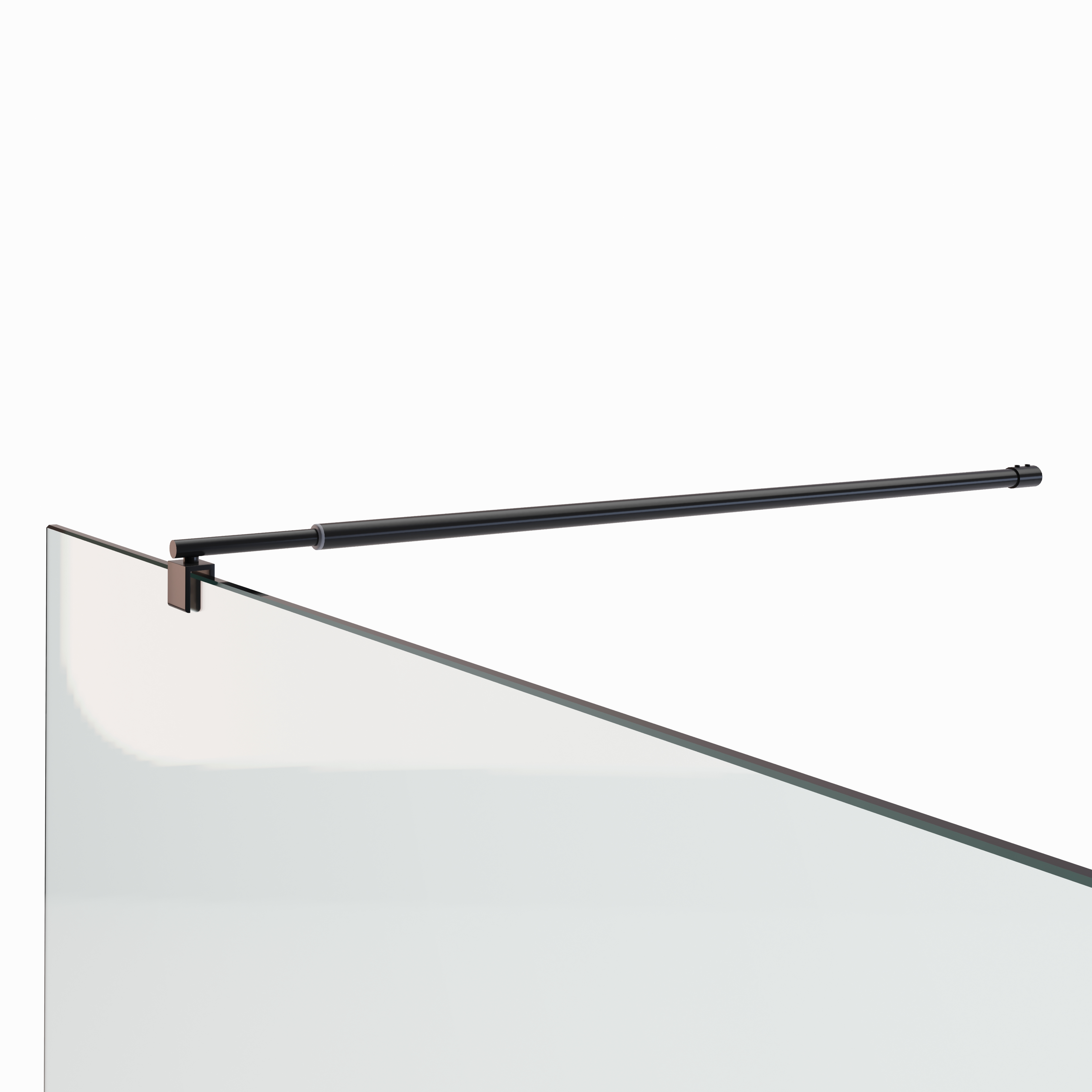 Haltestange für Walk In Duschwände mit Verstellbereich 80-123 cm Haltestange für Walk In Duschwände mit Verstellbereich 80-123 cm