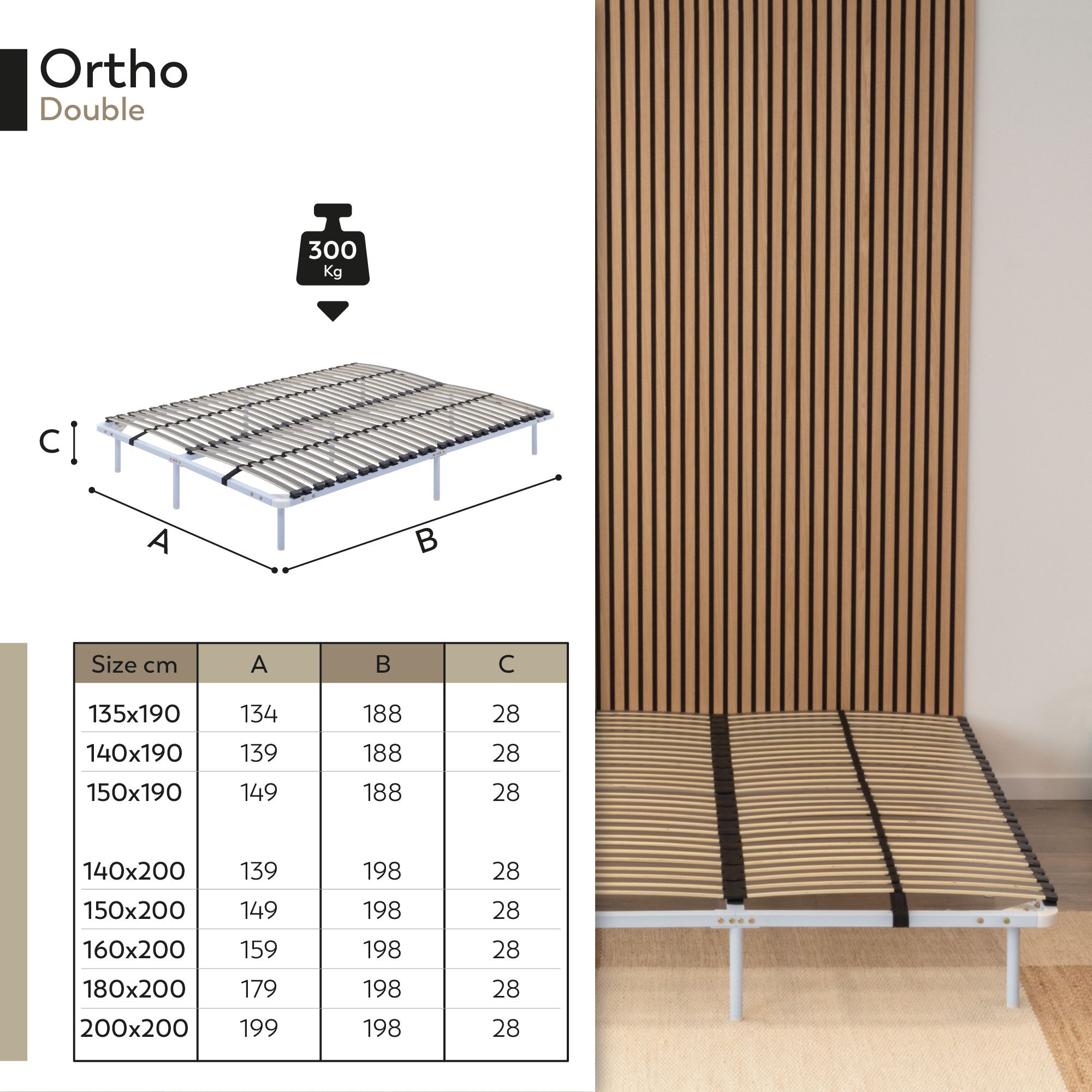 MetallbettOrtho_Weiss6.jpg Ortho – Gästebett Metallbett Weiß für alle Betten und Matratzen geeignet