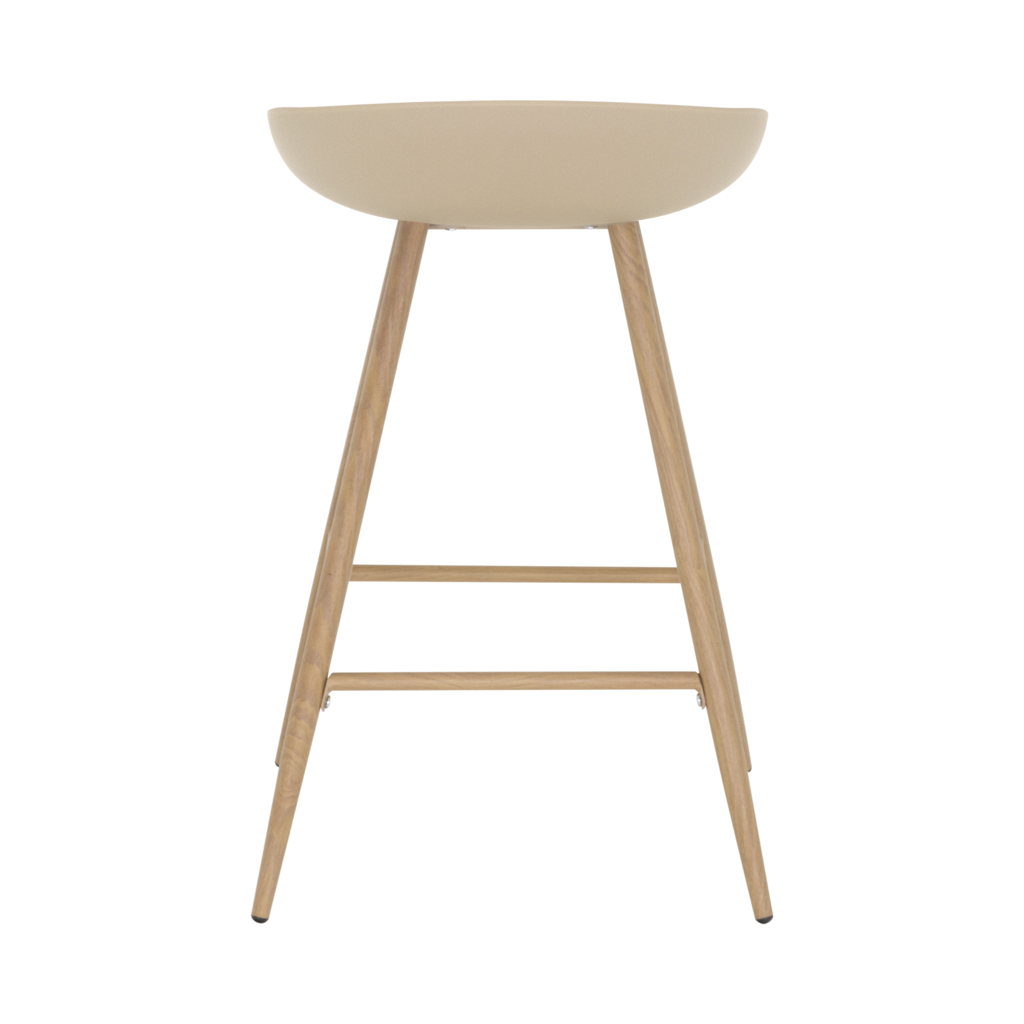 Design Barhocker Pollok in Beige 4er Set Design Barhocker Pollok in Beige 4er Set