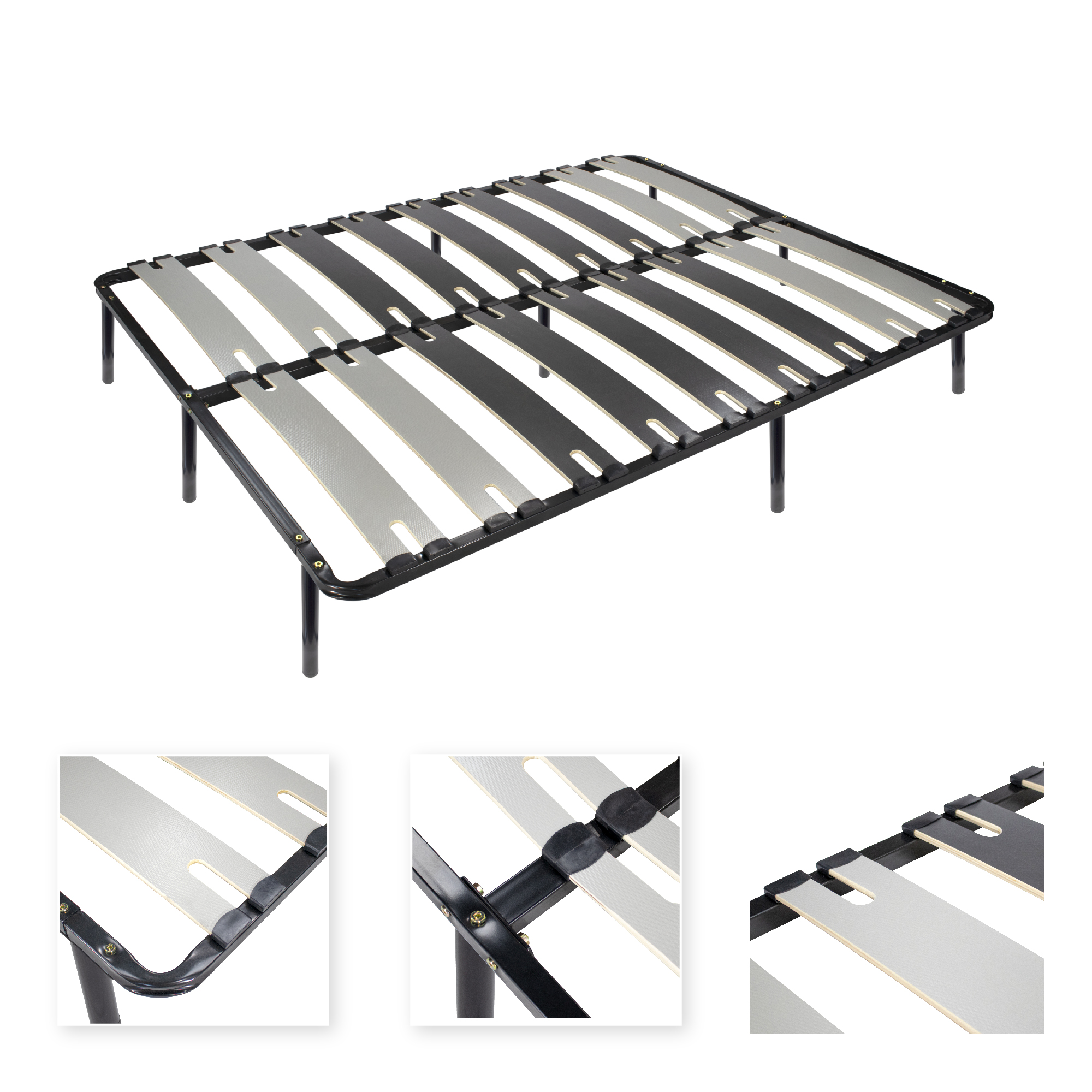 Ergo IF51 Guest Bed on Legs with Storage - Suitable for All Mattresses and Beds