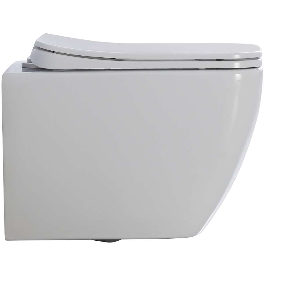 Toilette Hänge WC Spülrandlos inkl. WC Sitz mit Absenkautomatik SOFTCLOSE + abnehmbar CUBE Toilette Hänge WC Spülrandlos inkl. WC Sitz mit Absenkautomatik SOFTCLOSE + abnehmbar CUBE