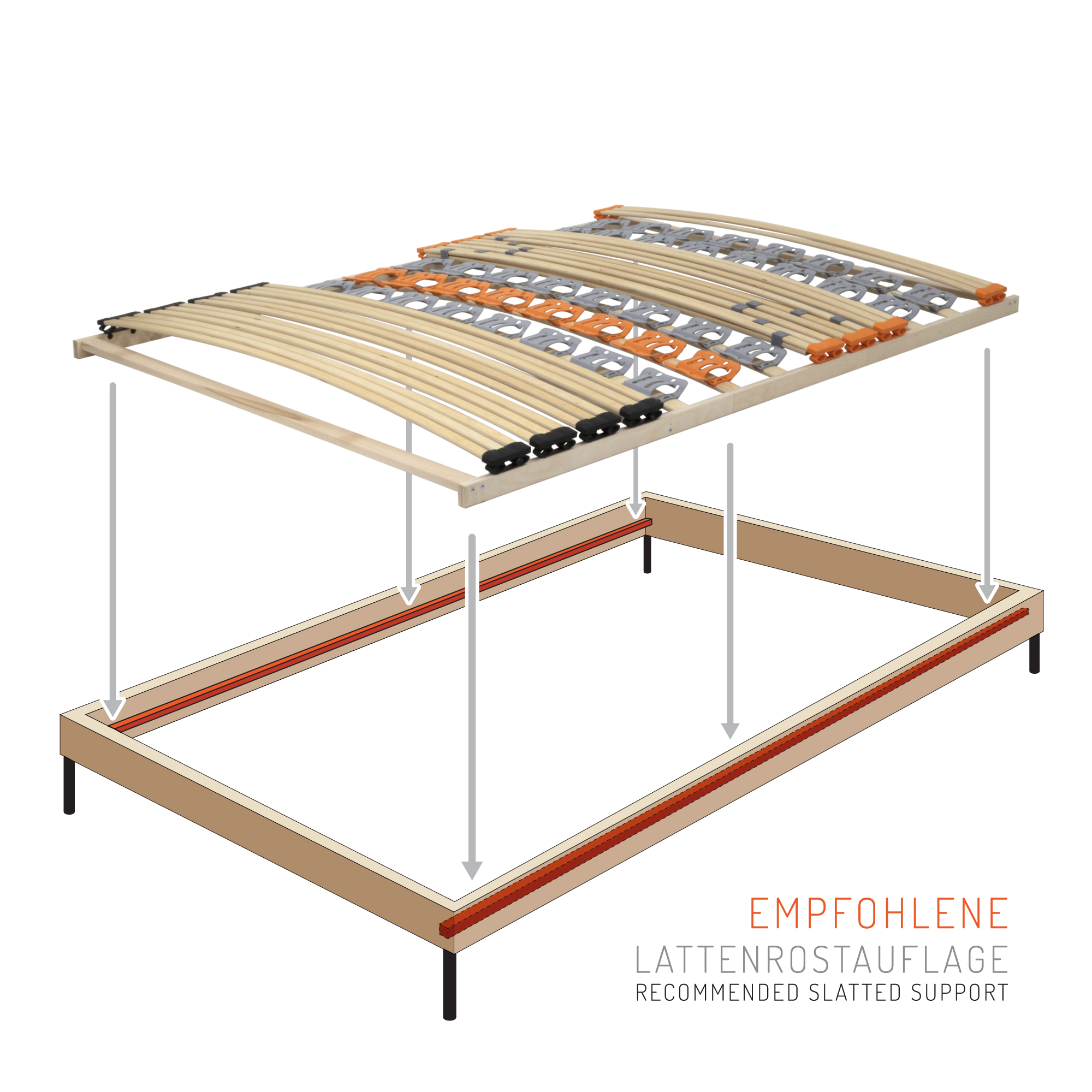 Slatted Frame TFlex30 - Rigid