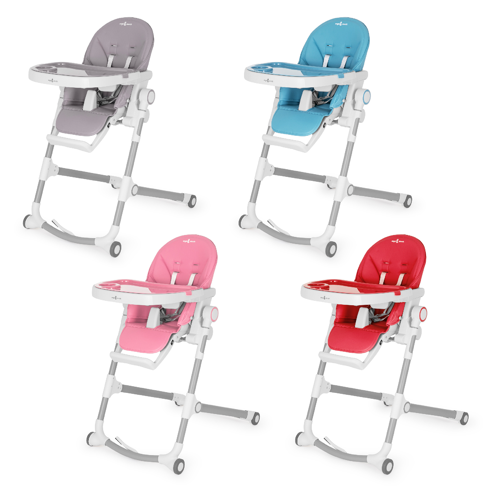 Children's High Chair HUGO - Adjustable and Foldable Baby Chair