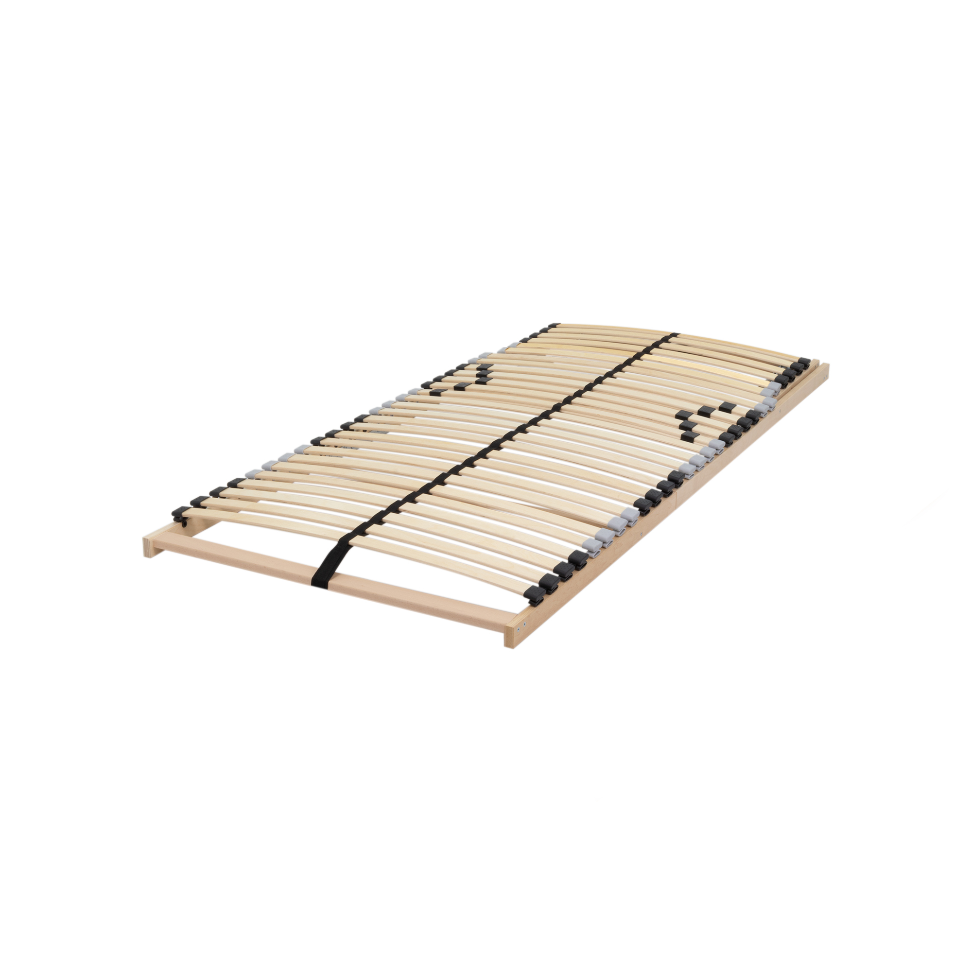 Luna Slatted Frame with 7 Zones, Adjustable Headrest, and Firmness - 90x200 cm