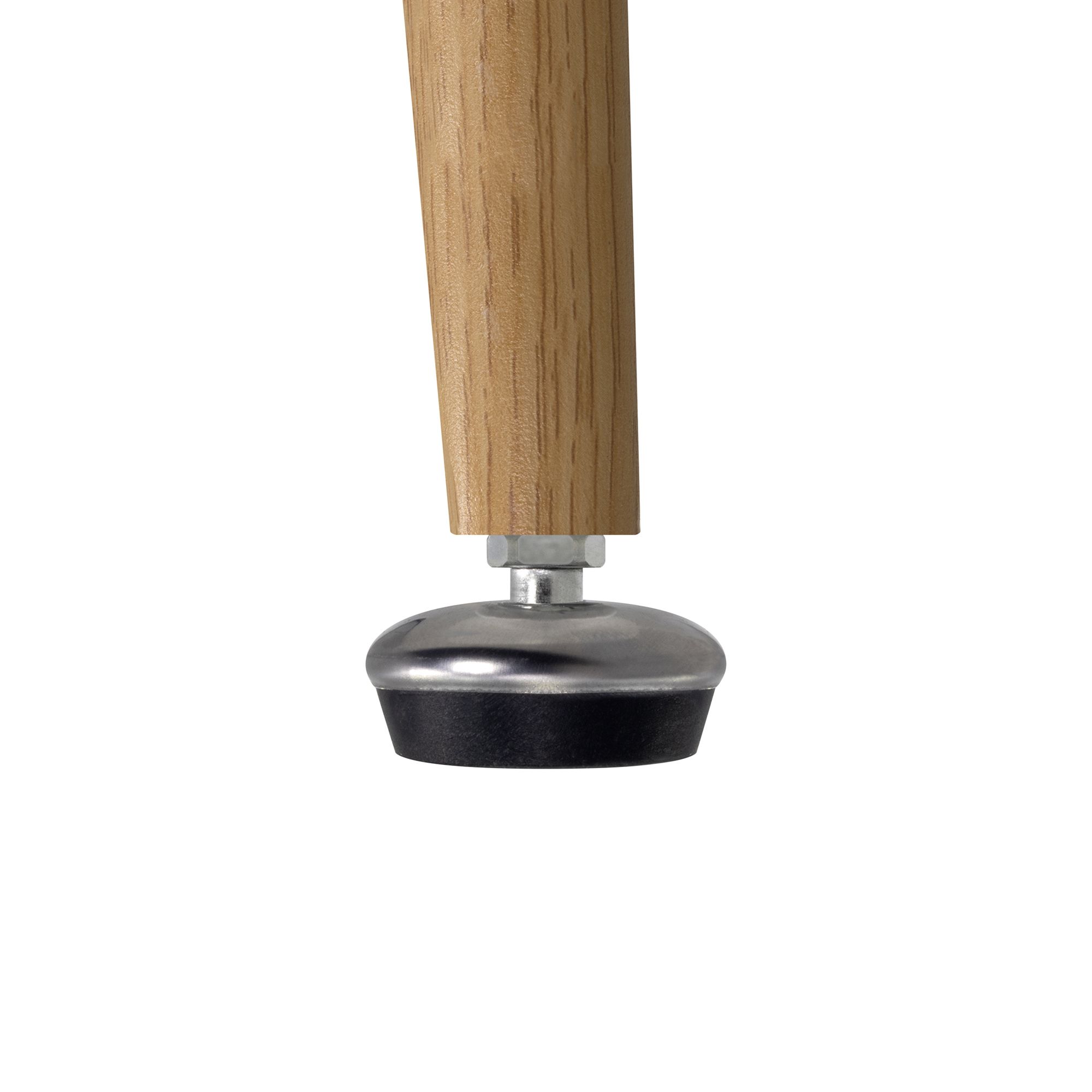 Esszimmer-Tisch CORIN | Tischplatte: Glas in weißer Marmor Optik | Beine: Holz 80 cm