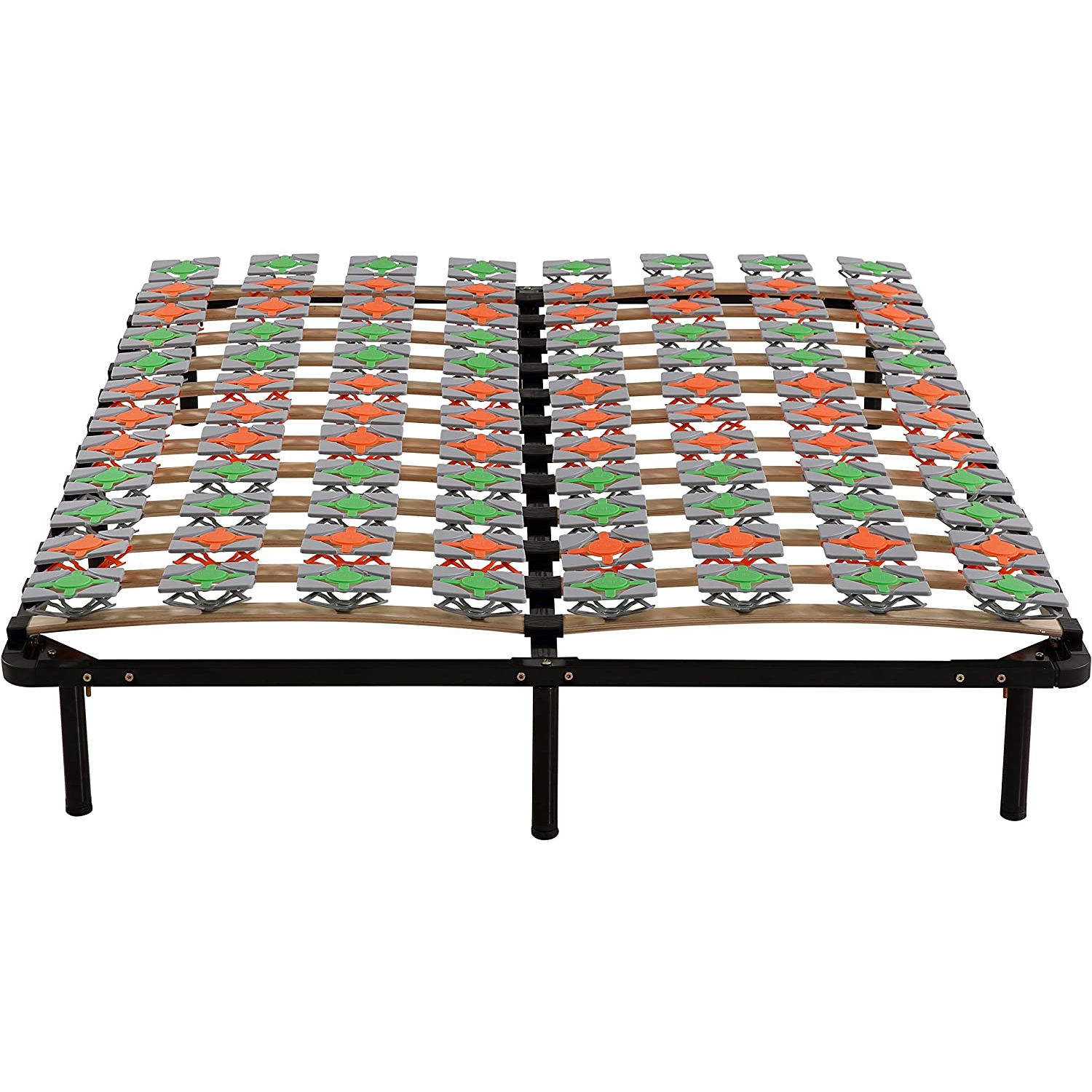 Ergo IF57 Gästebett auf Füßen mit Tellerfedern - für alle Matratzen geeignet FLOWER 140x200 8F - IF57
