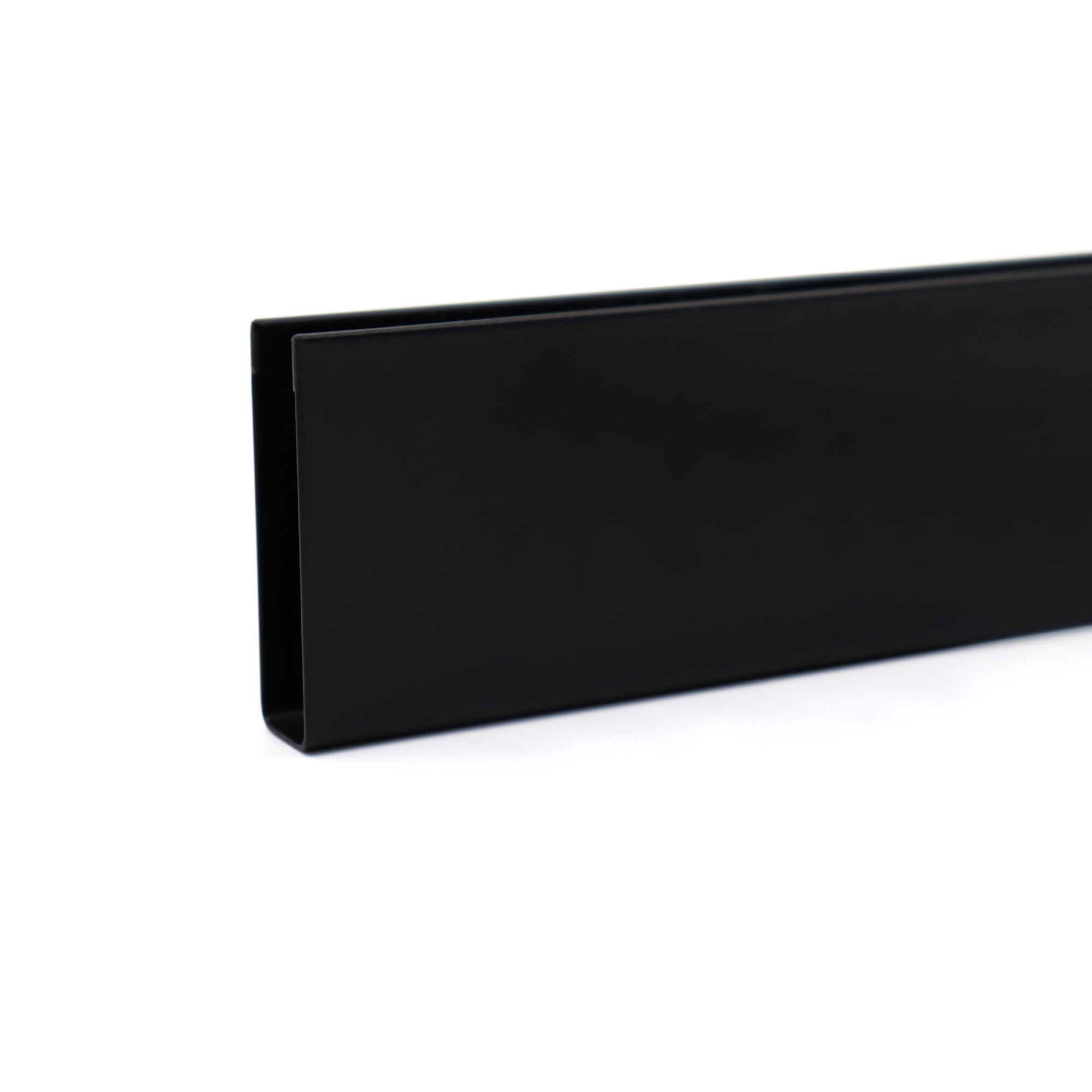 Premium Wandanschlussprofil Wandprofil aus rostfreiem V2A Edelstahl für Duschabtrennungen, U-Profil mit Bohrungen