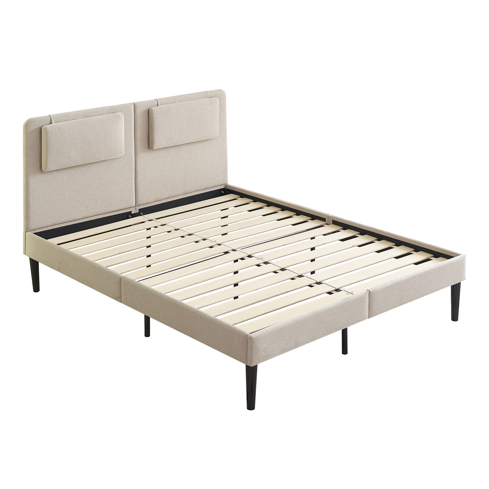 Design Polsterbettt Emily in Beige Design Polsterbettt Emily in Beige