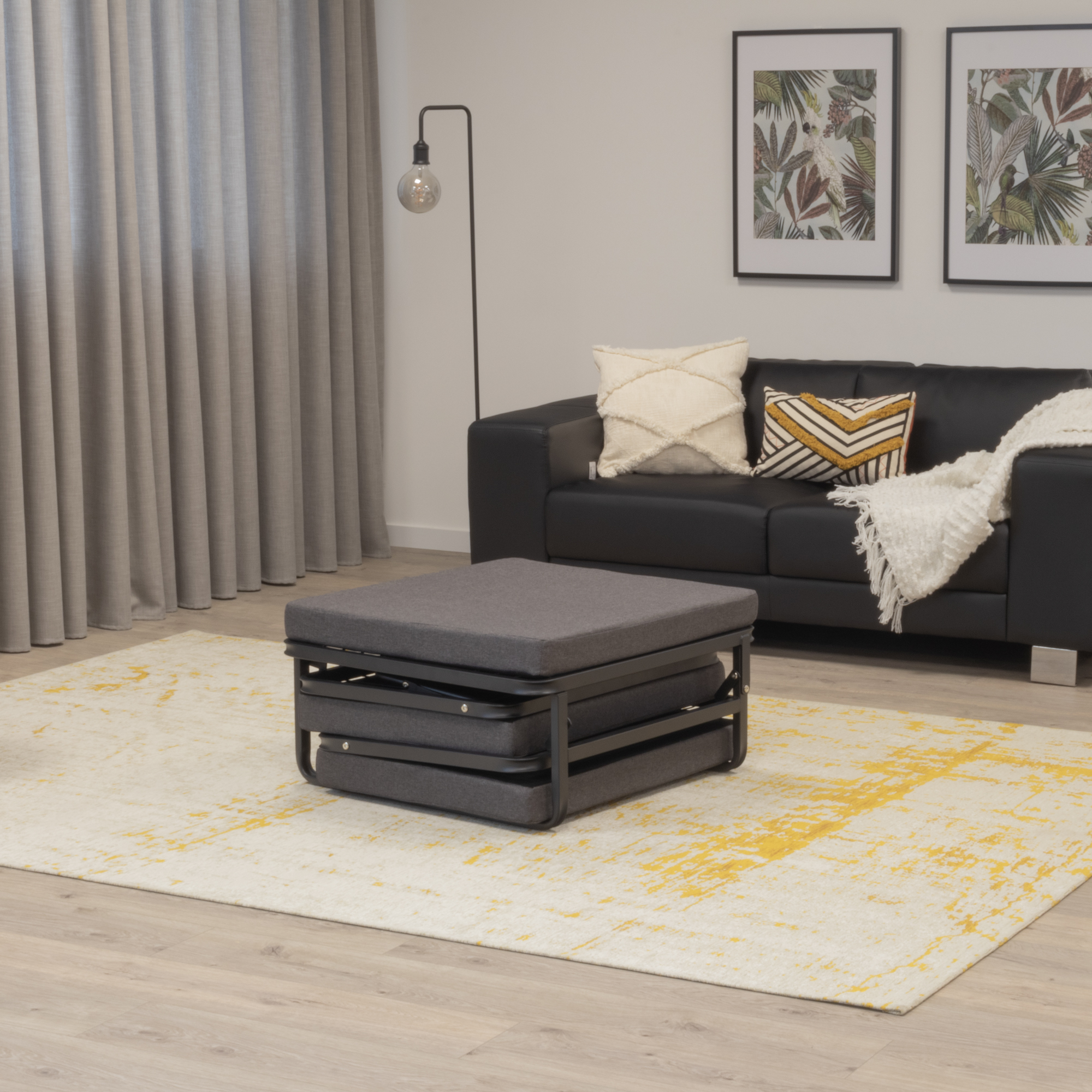 Divan – Gästebett , stabiles Klappbett in 3 Farben